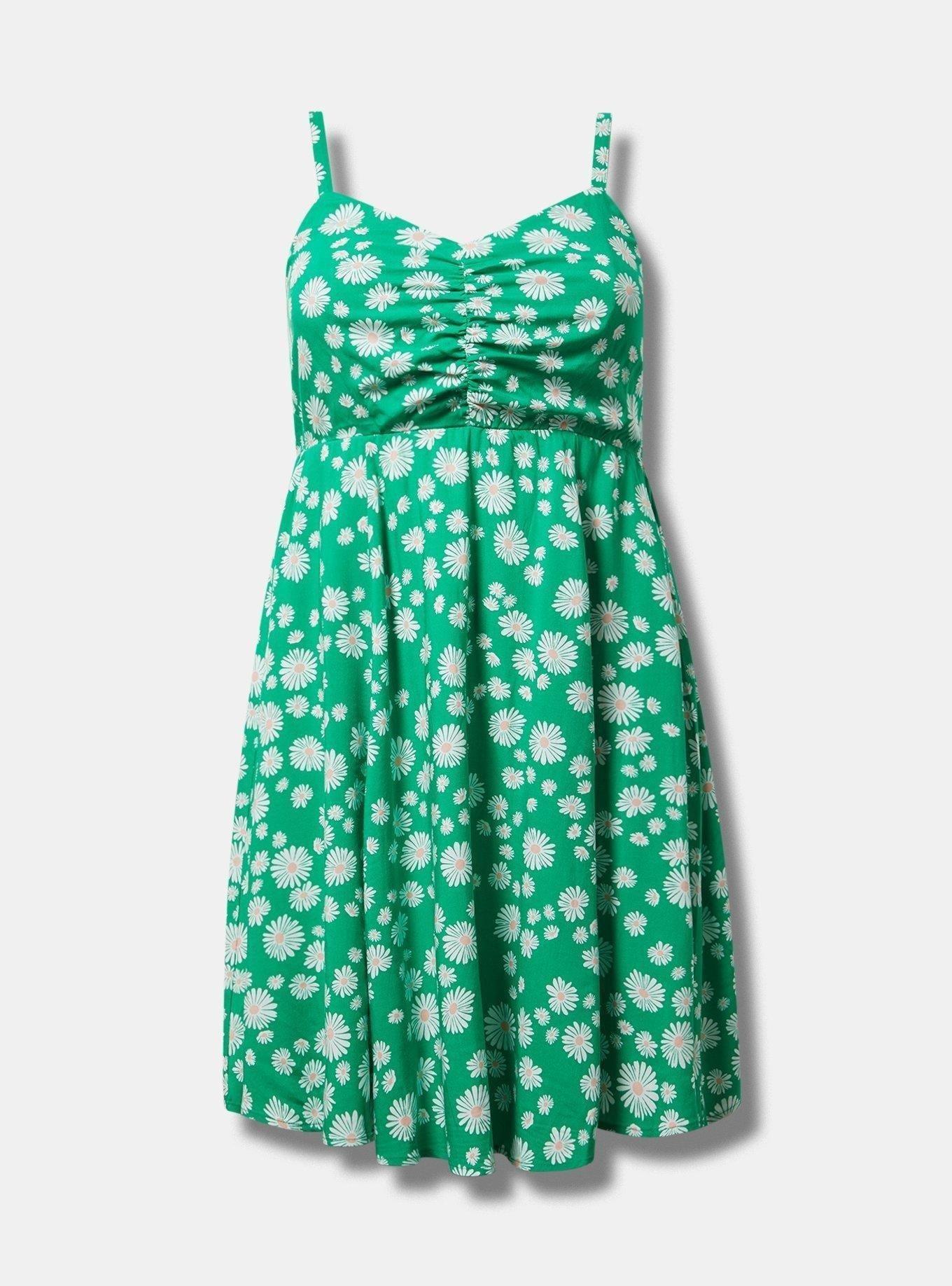 Mini Challis Skater Dress