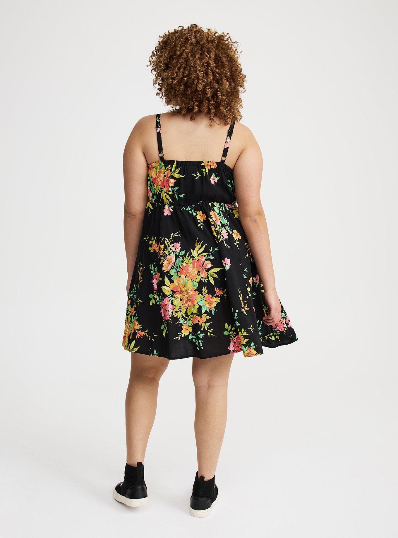 Challis Skater Mini Dress