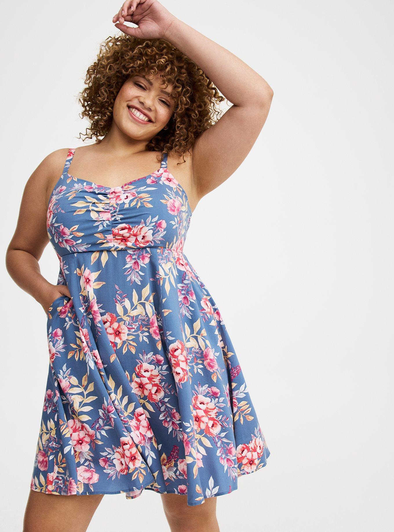 Pull-On High-Rise Ruffle Skort