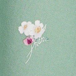 Mini Challis Skater Dress, LIZA FLORAL GREEN, swatch