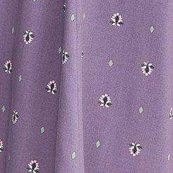 Mini Challis Skater Dress, ROSETTE MOTIF PURPLE, swatch