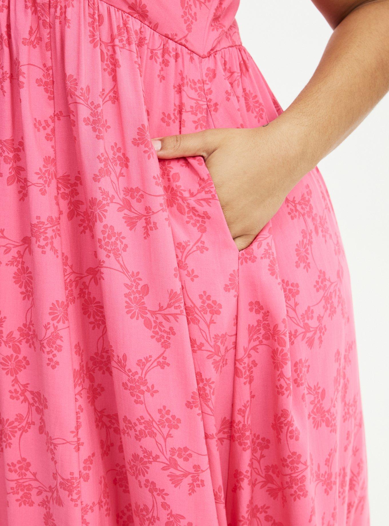 Ruffle Strap Tiered Maxi Dress, BONITA FLORAL CORAL, alternate