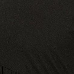 Maxi Washable Challis Hi-Low Tiered Shirtdress, DEEP BLACK, swatch