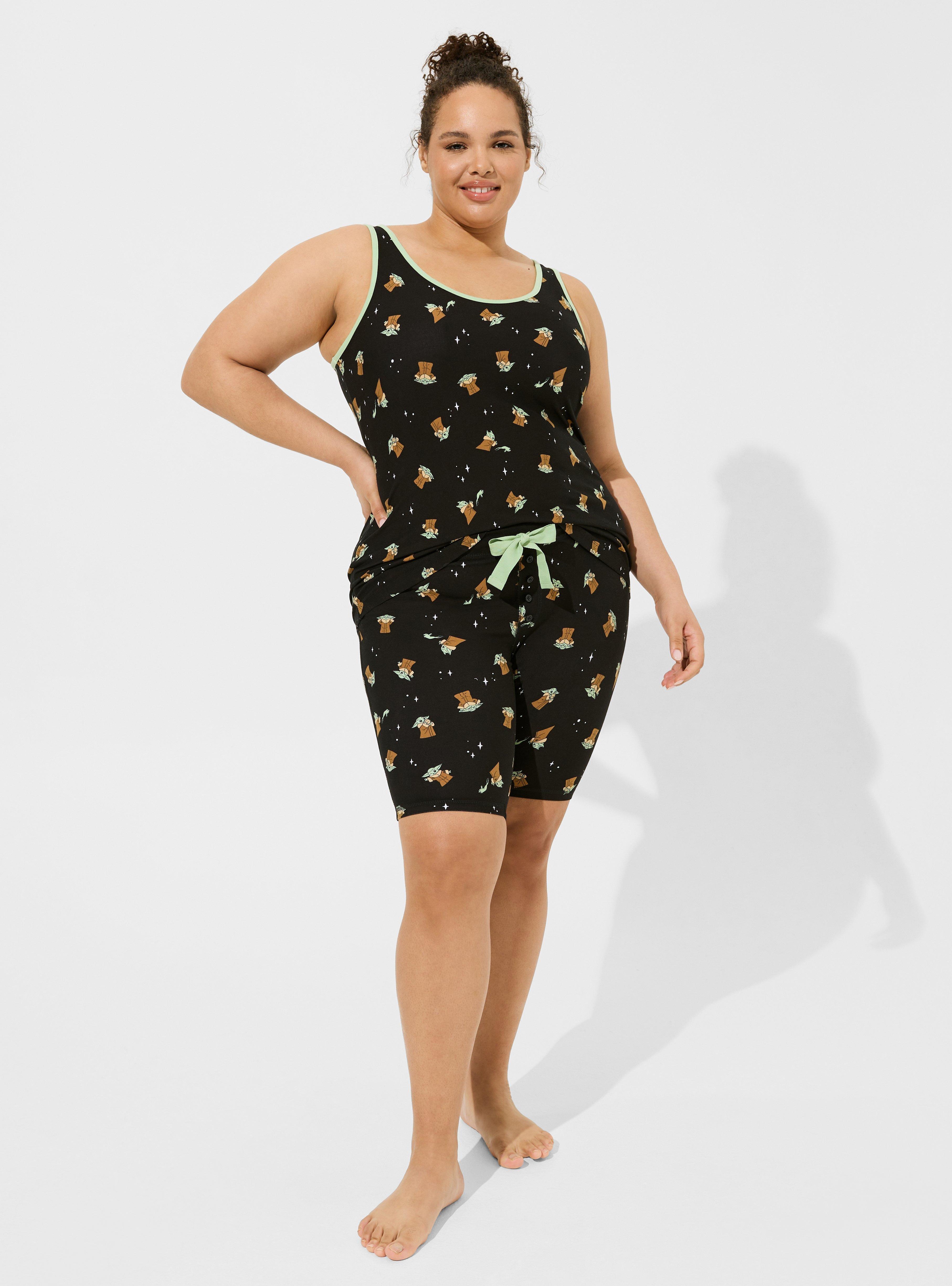 Plus Size Star Wars Mandalorian Sleep Bike Shorts Torrid