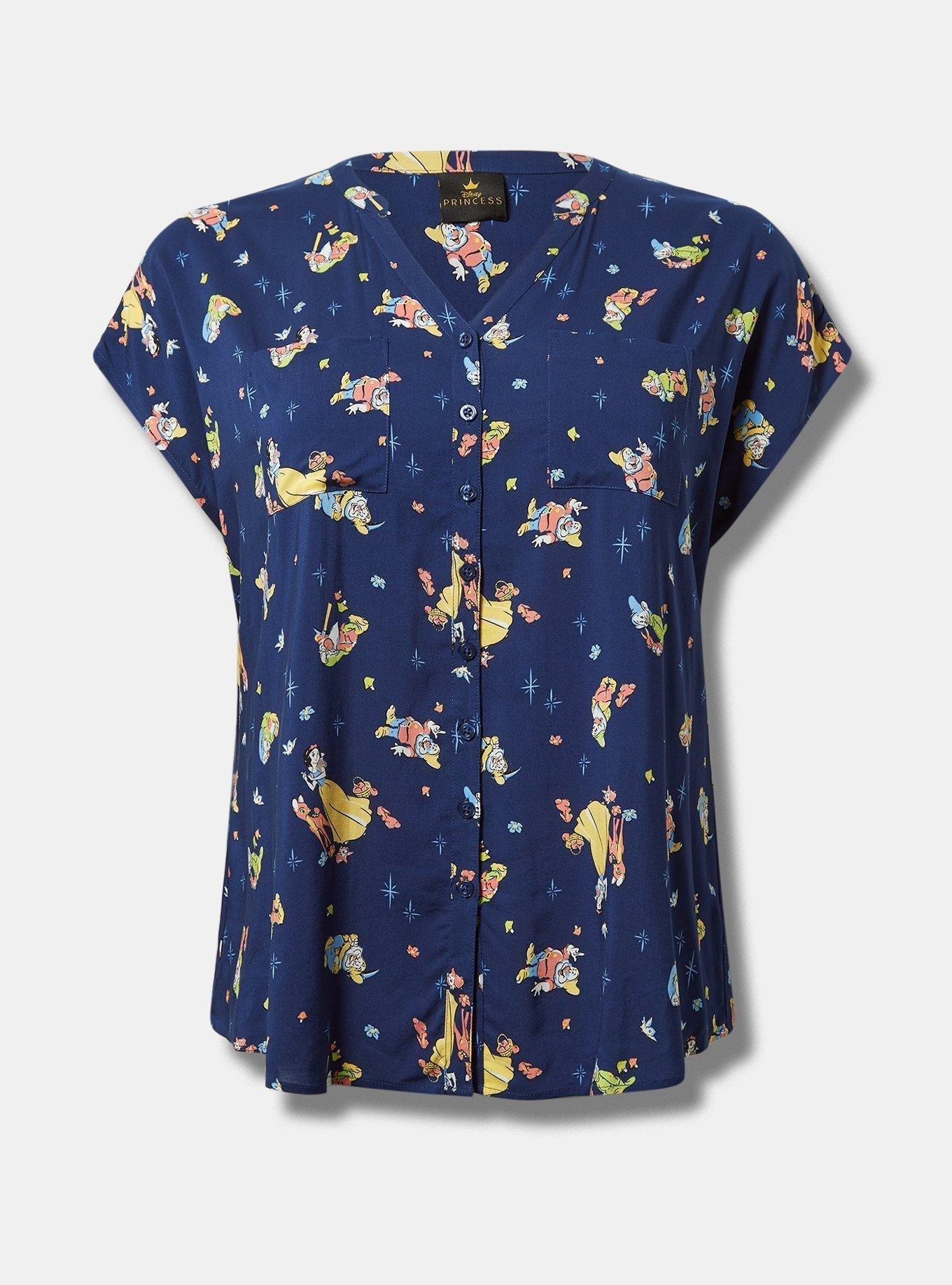Disney Snow White Dolman Challis Blouse, MULTI PRINT, hi-res
