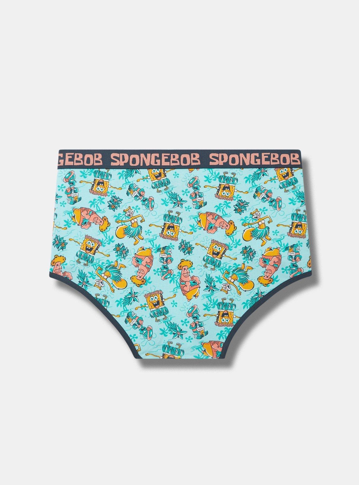 SpongeBob Mid-Rise Cotton Brief Panty