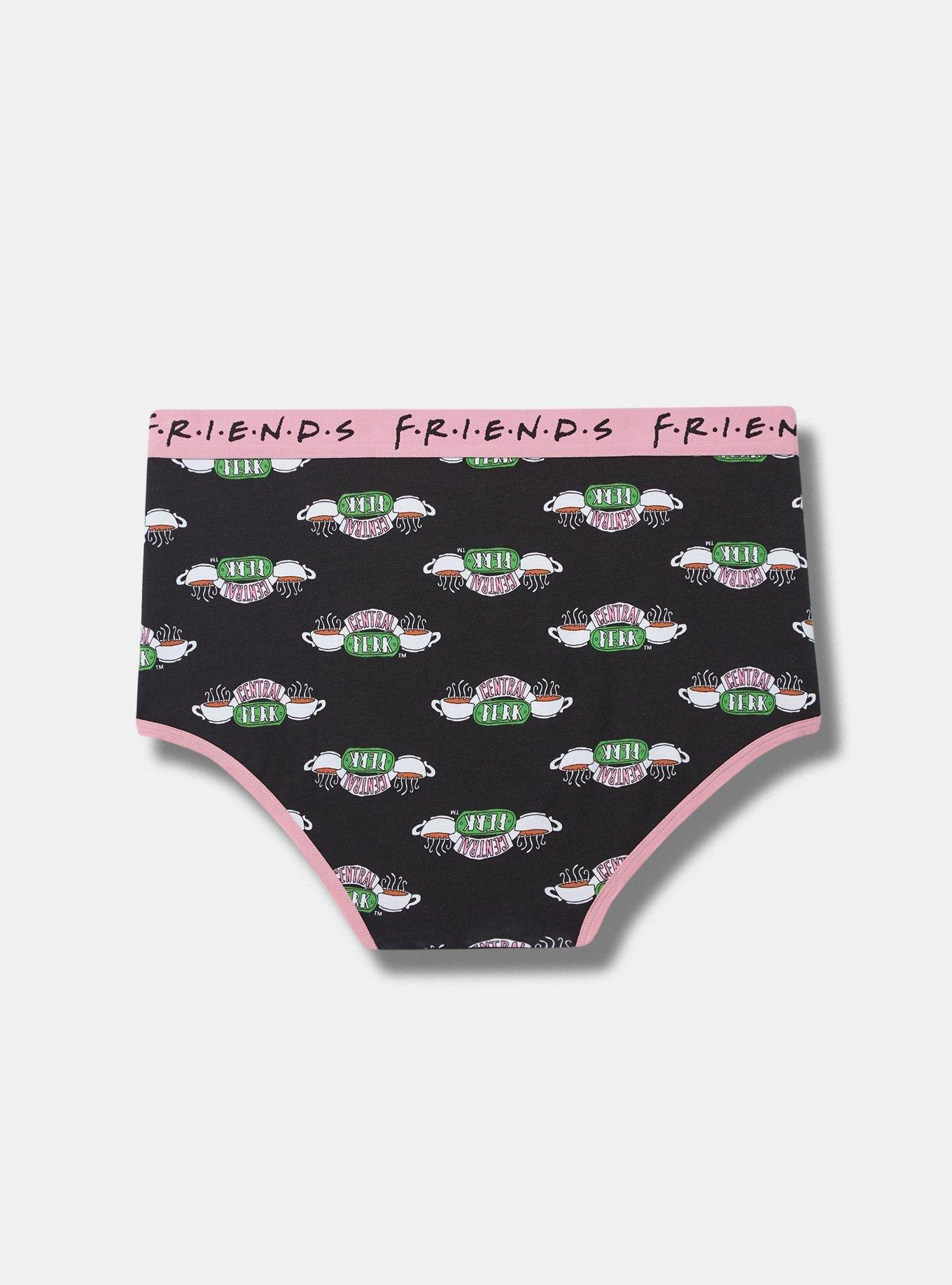 Friends Central Perk Mid-Rise Cotton Brief Panty., MULTI PRINT, alternate