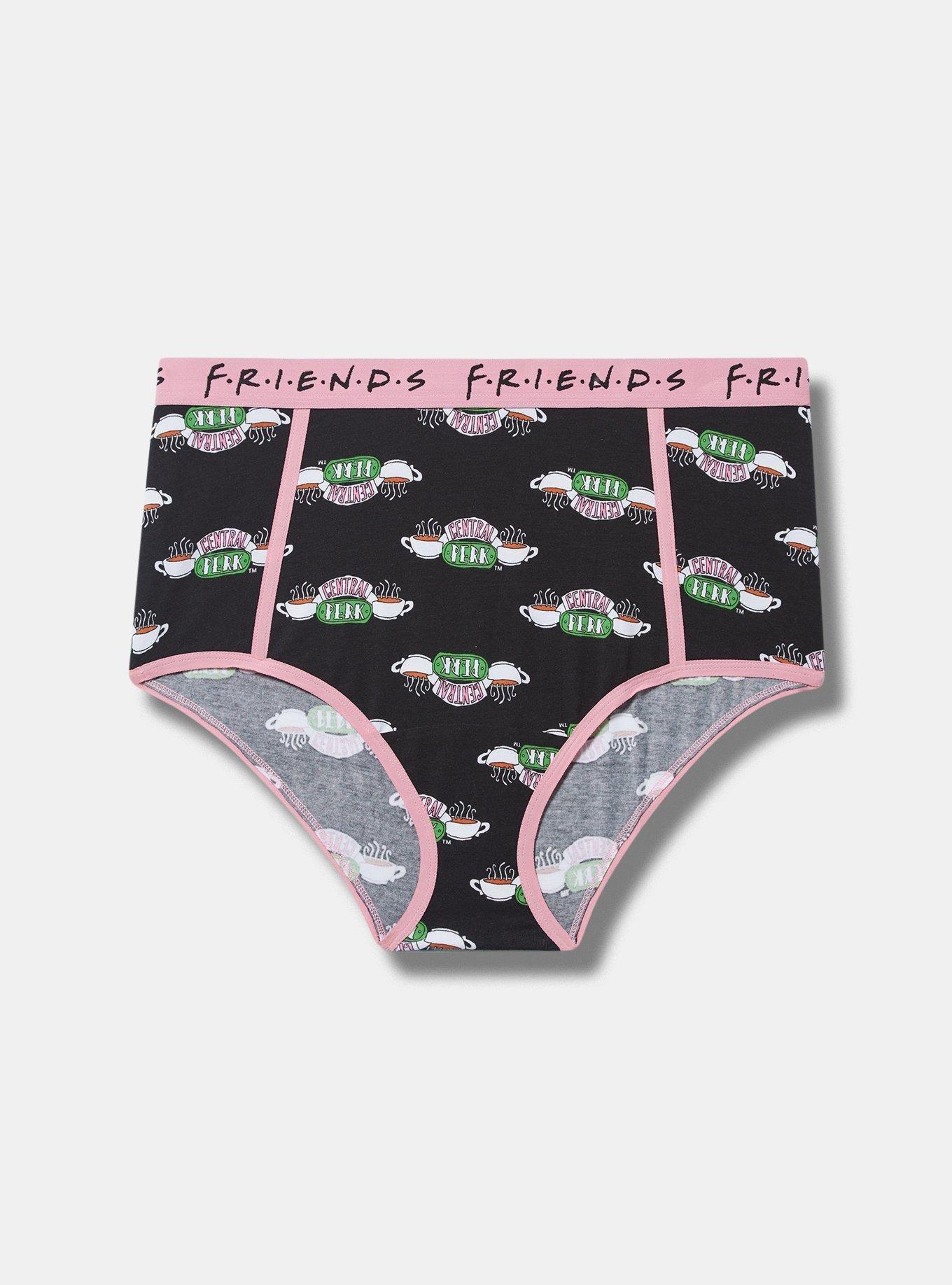 Friends Central Perk Mid-Rise Cotton Brief Panty