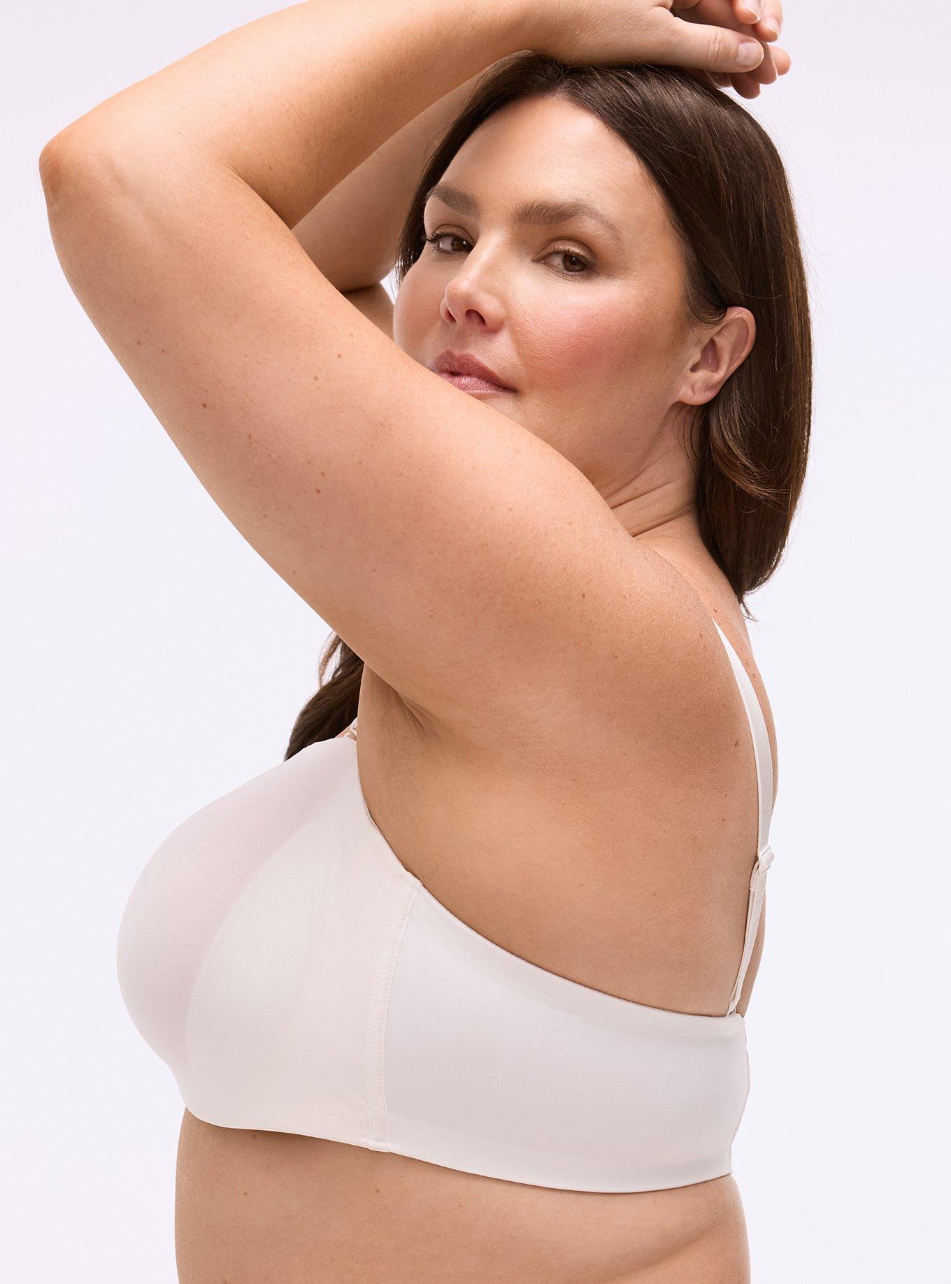 Strapless Unlined Smooth Bra, CLOUD DANCER, alternate