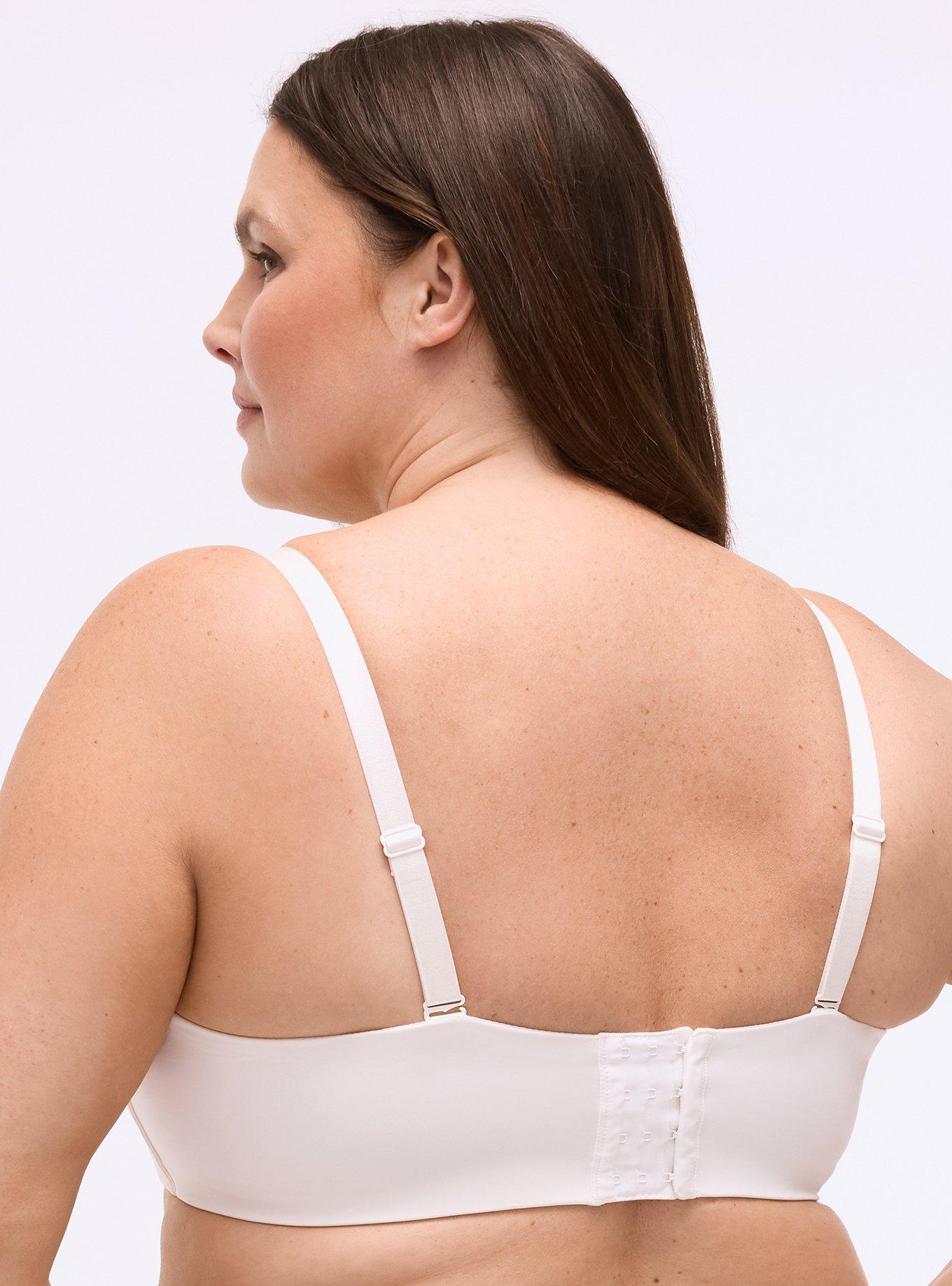 Strapless Unlined Smooth Bra, CLOUD DANCER, alternate