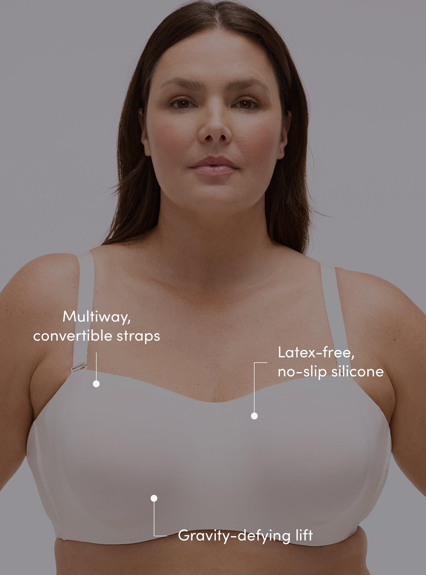 Strapless Unlined Smooth Bra, CLOUD DANCER, alternate