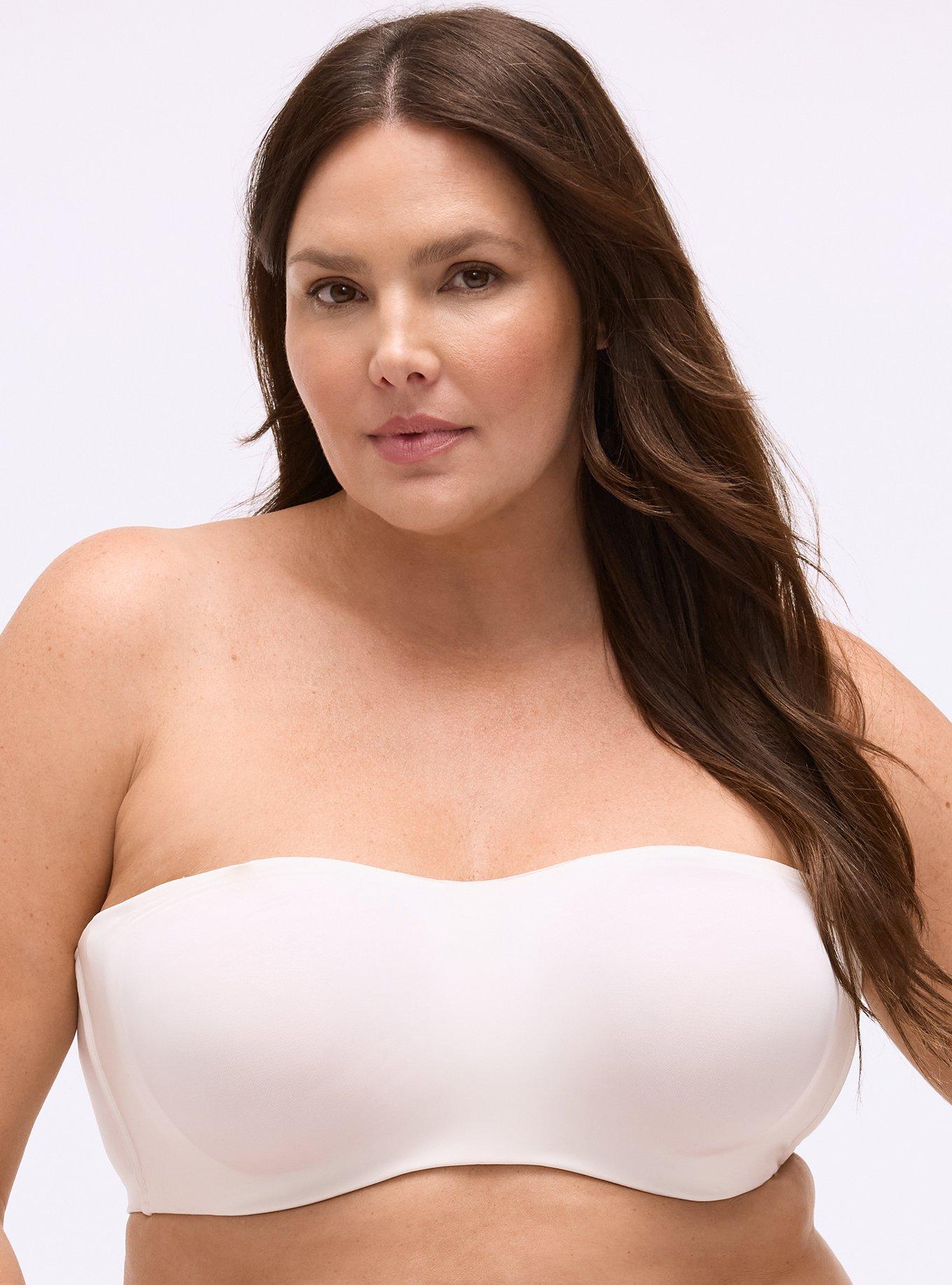 Strapless Unlined Smooth Bra, CLOUD DANCER, hi-res