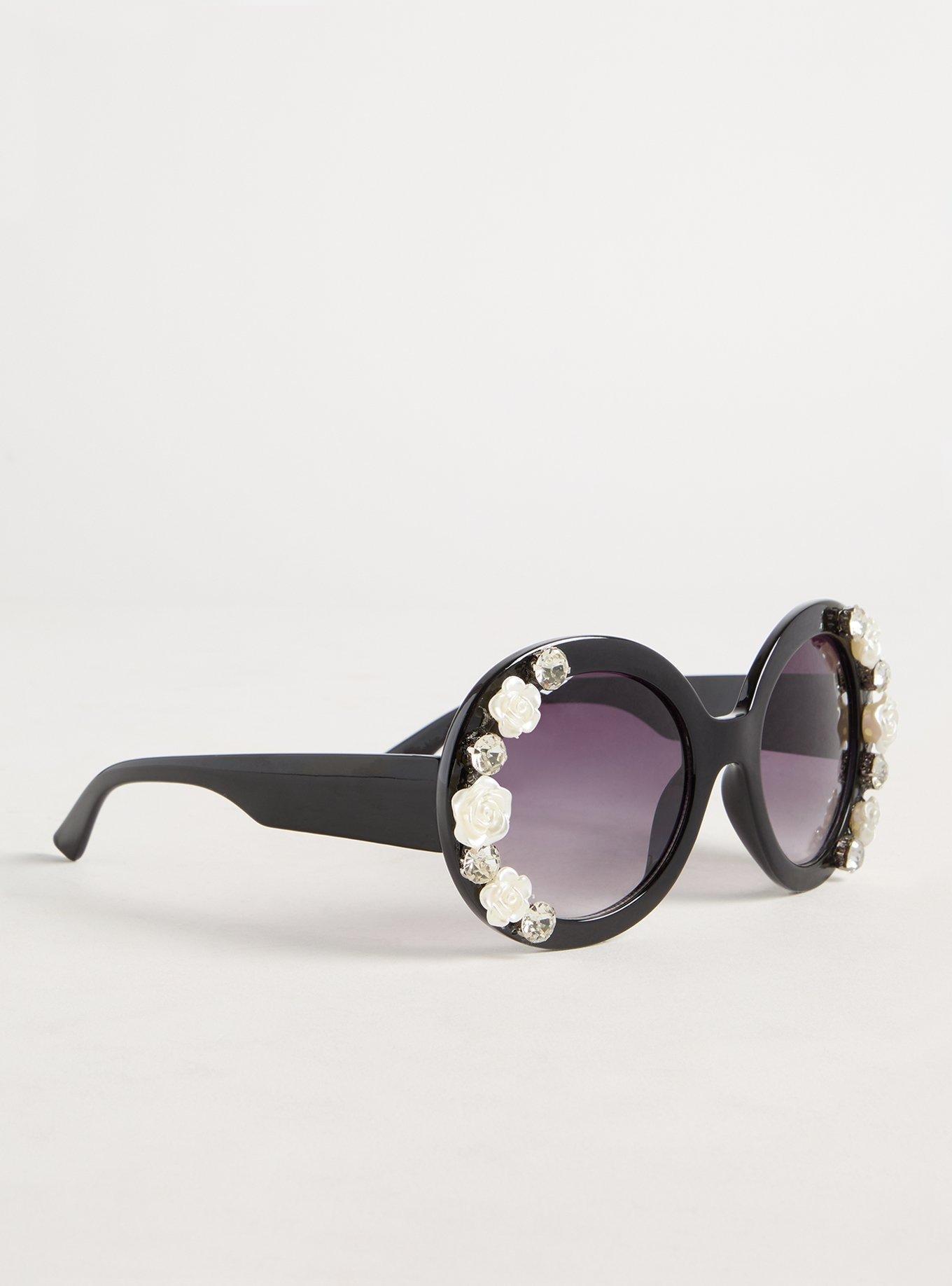 Round Rosette Sunglasses