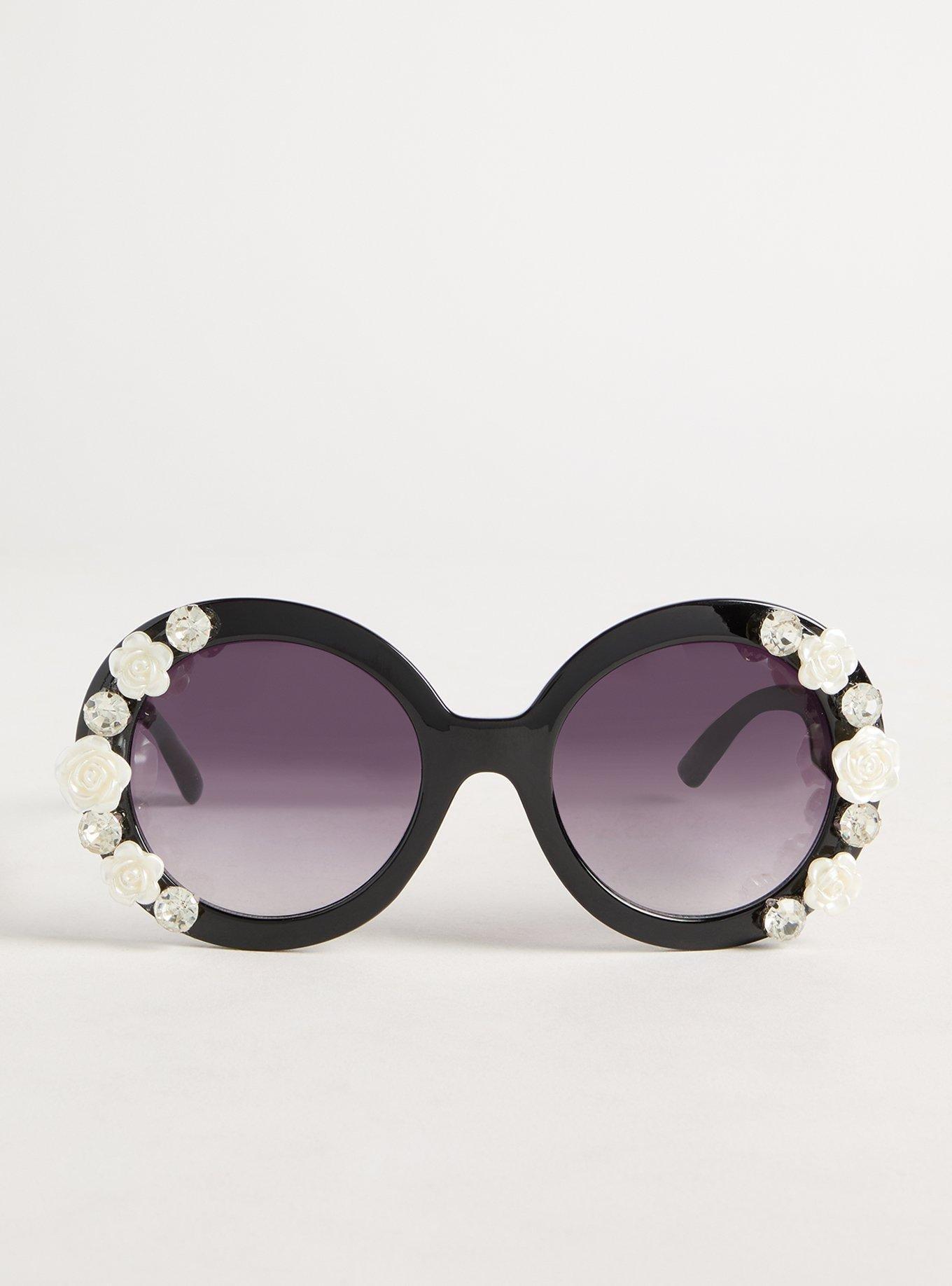 Round Rosette Sunglasses