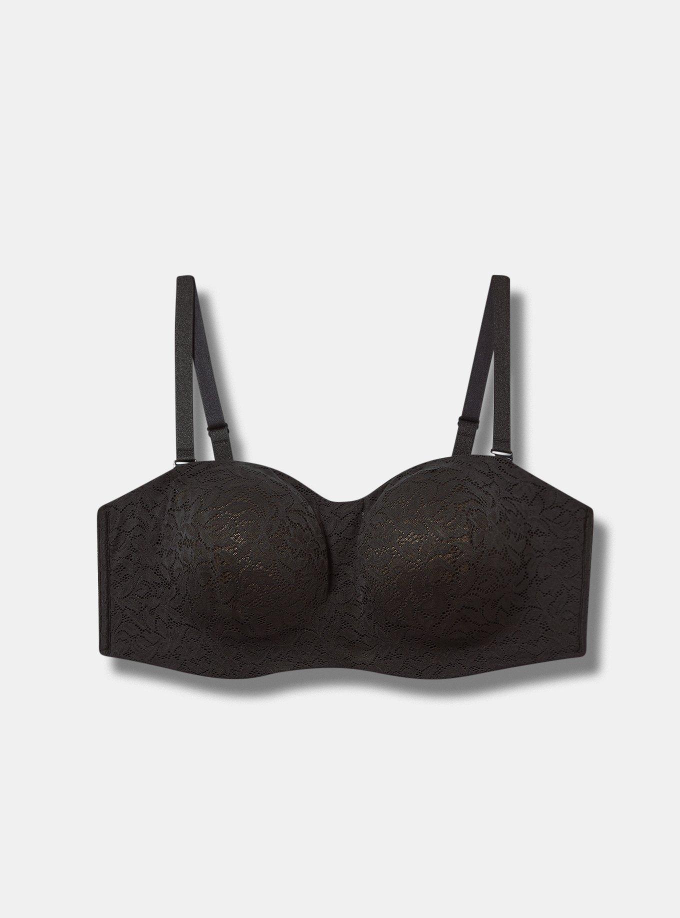 Unlined Lace Strapless Bra