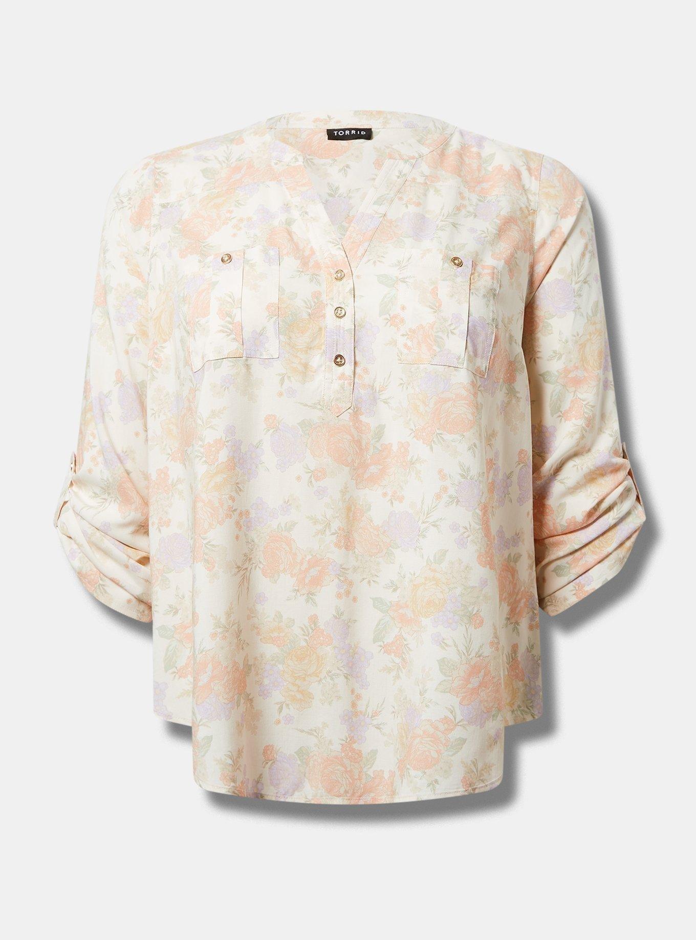 Harper Challis Long Sleeve Blouse