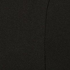 Babydoll Challis Corset Top, DEEP BLACK, swatch