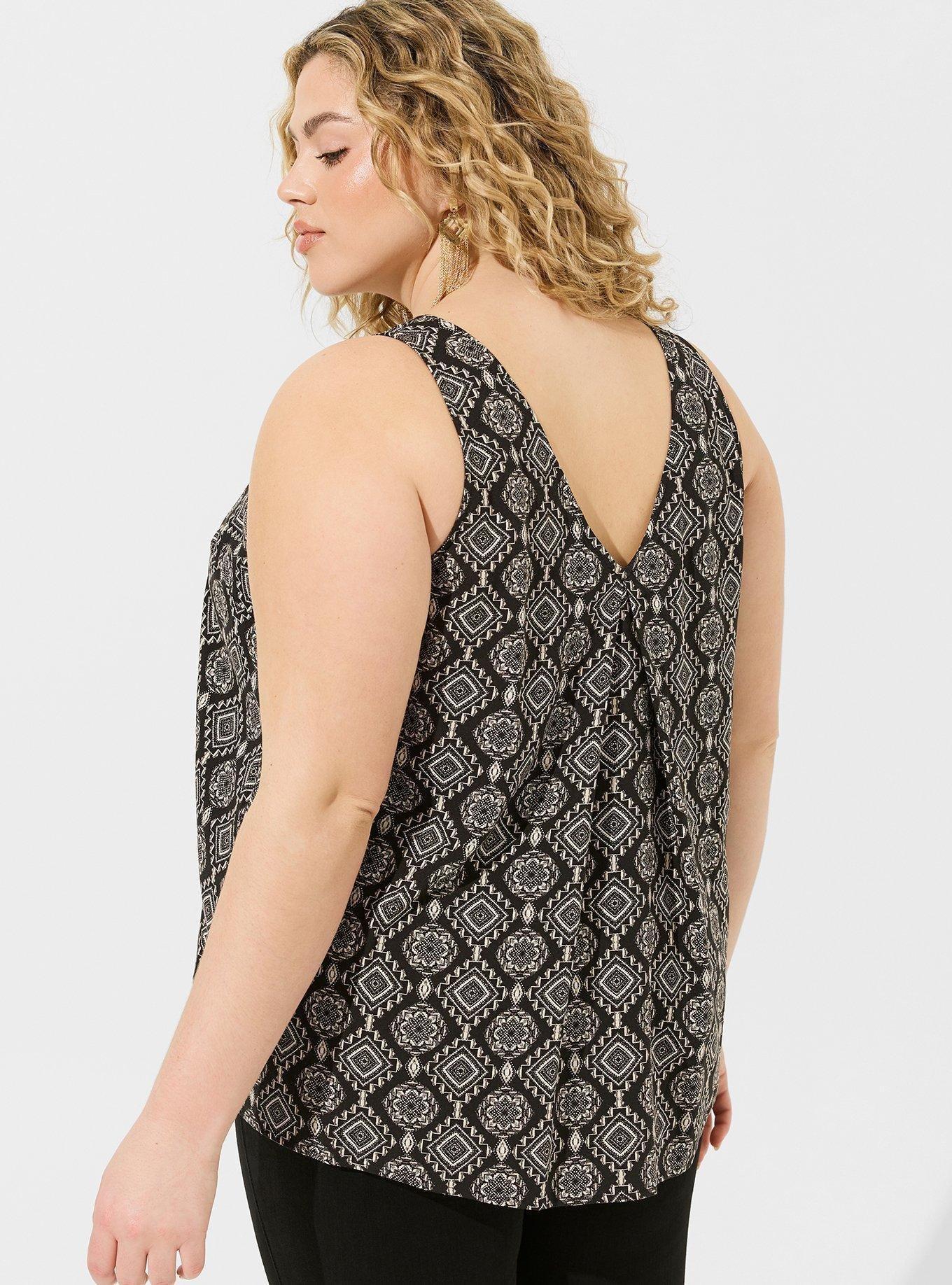 Challis Stitch Detail Tank