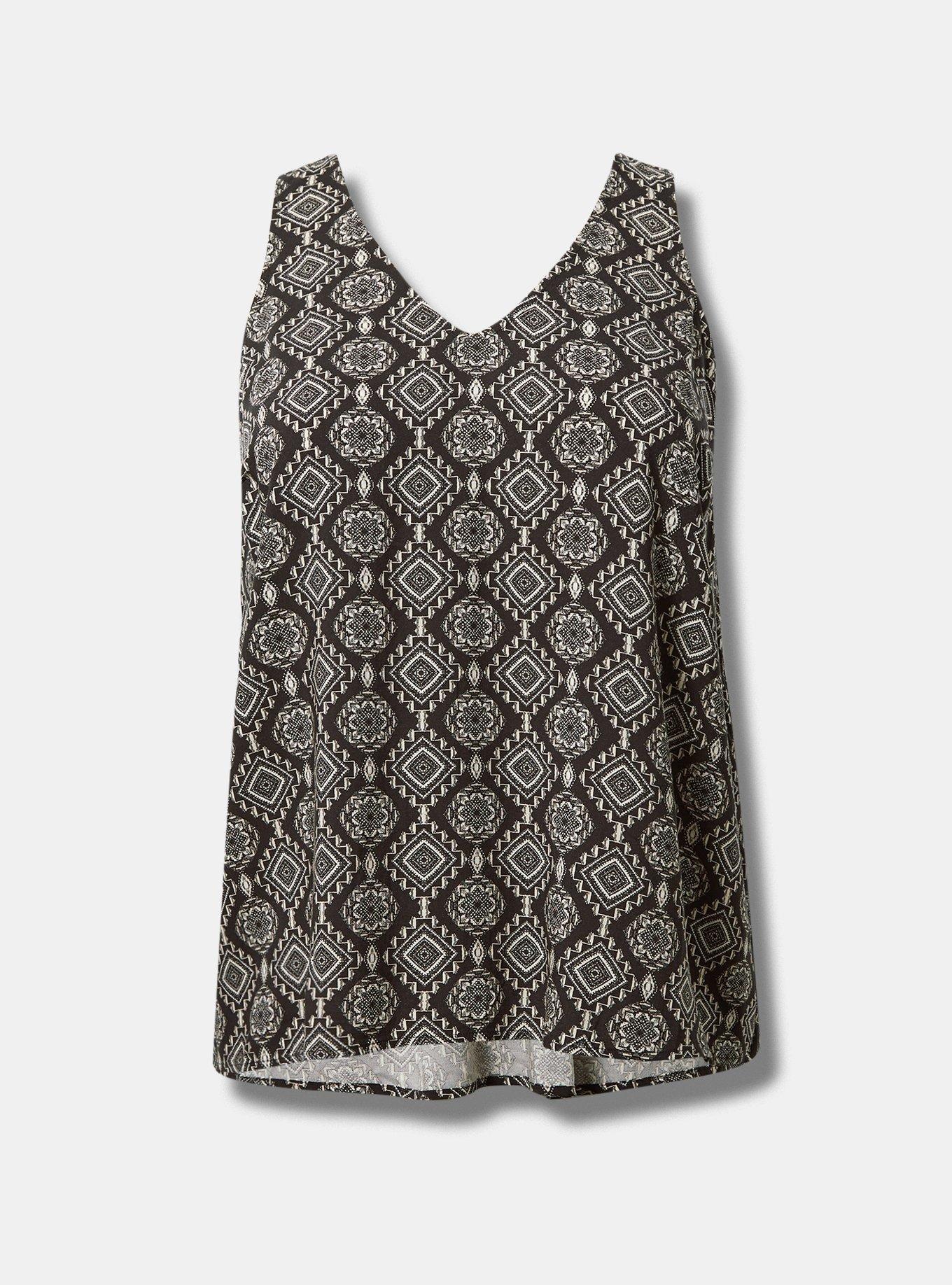 Challis Stitch Detail Tank