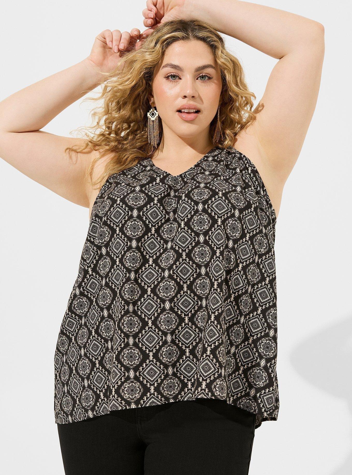 Challis Stitch Detail Tank