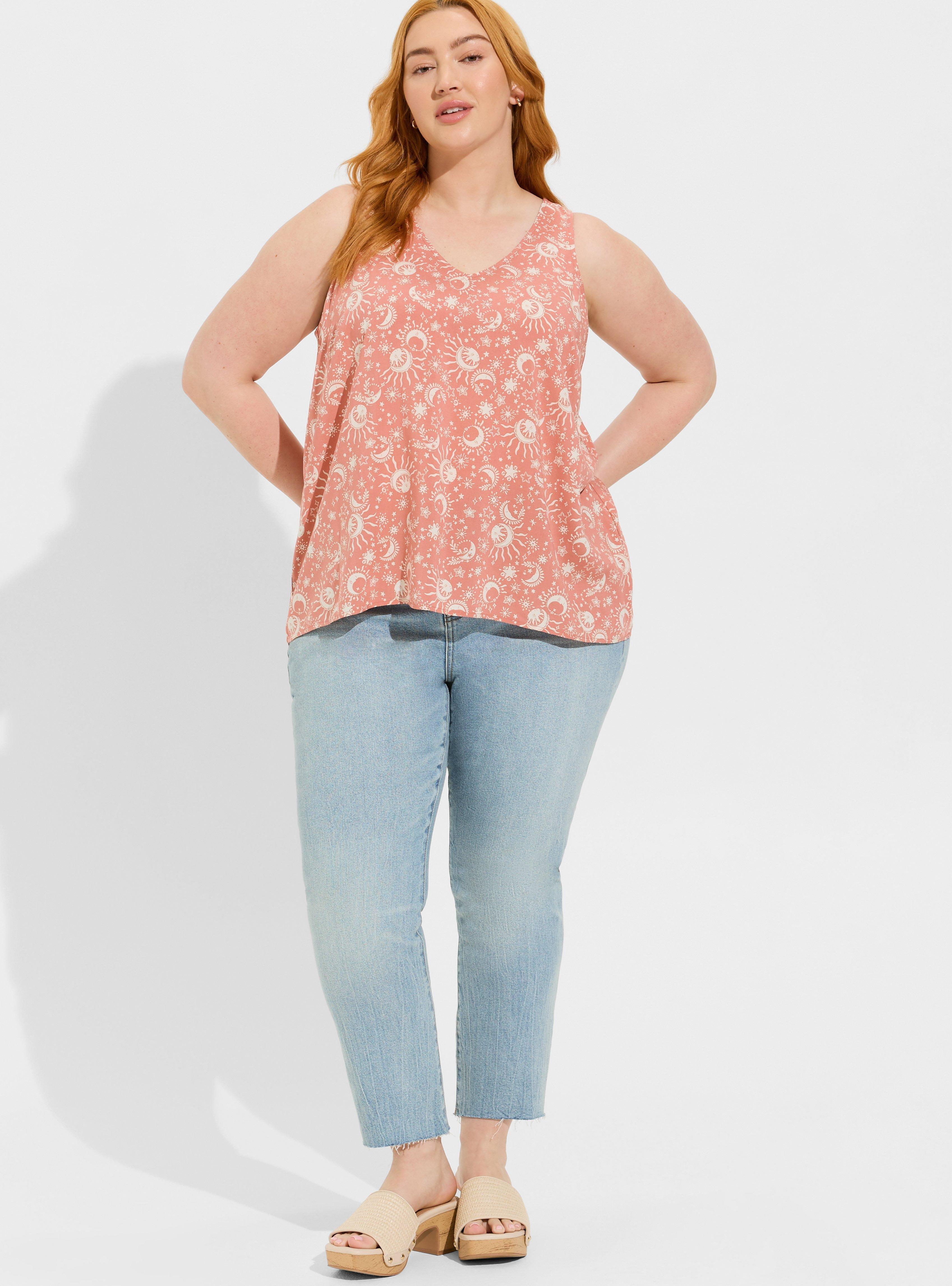 Challis Stitch Detail Tank
