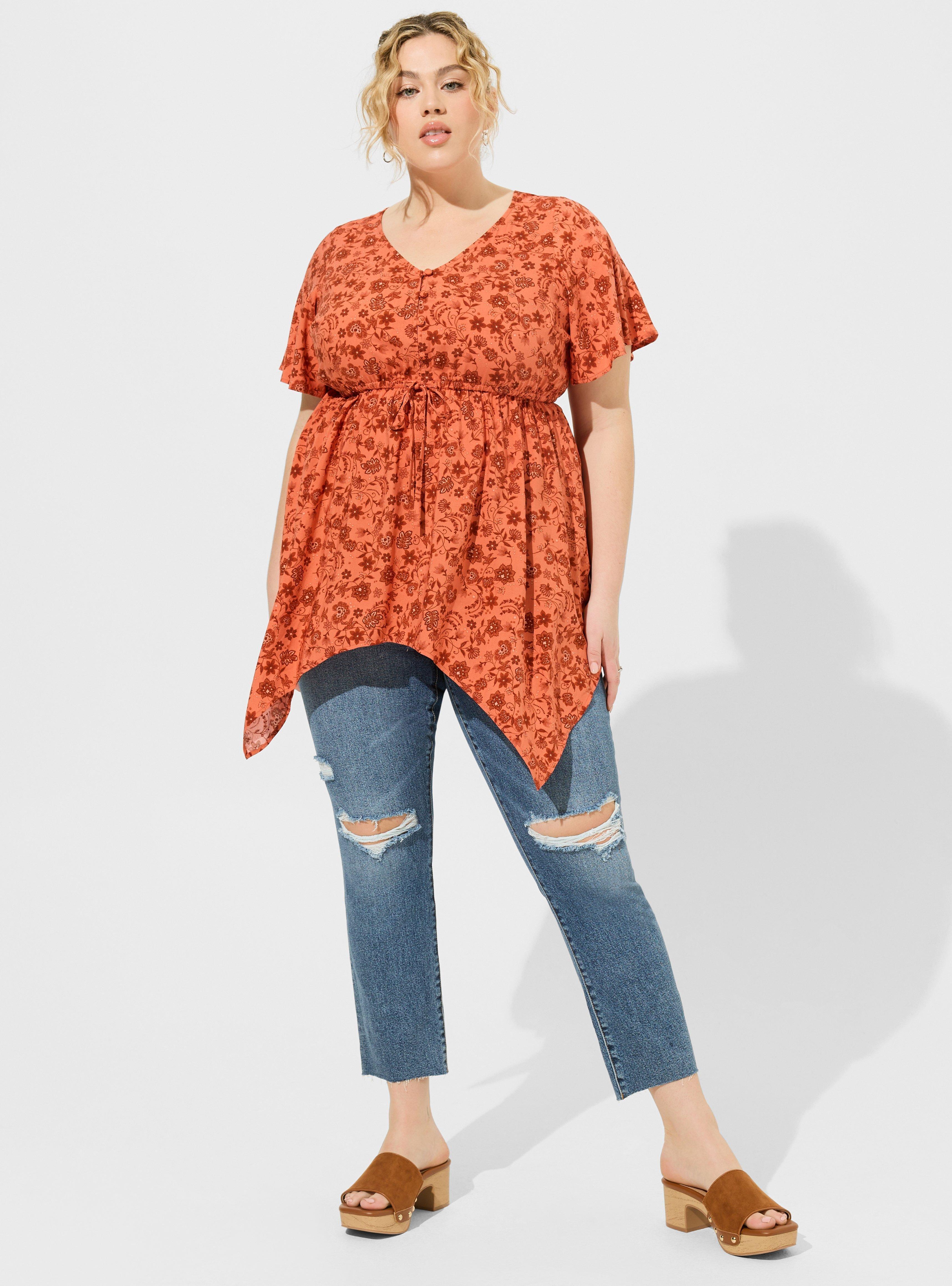 New Arrivals in Plus Size Shirts & Tops