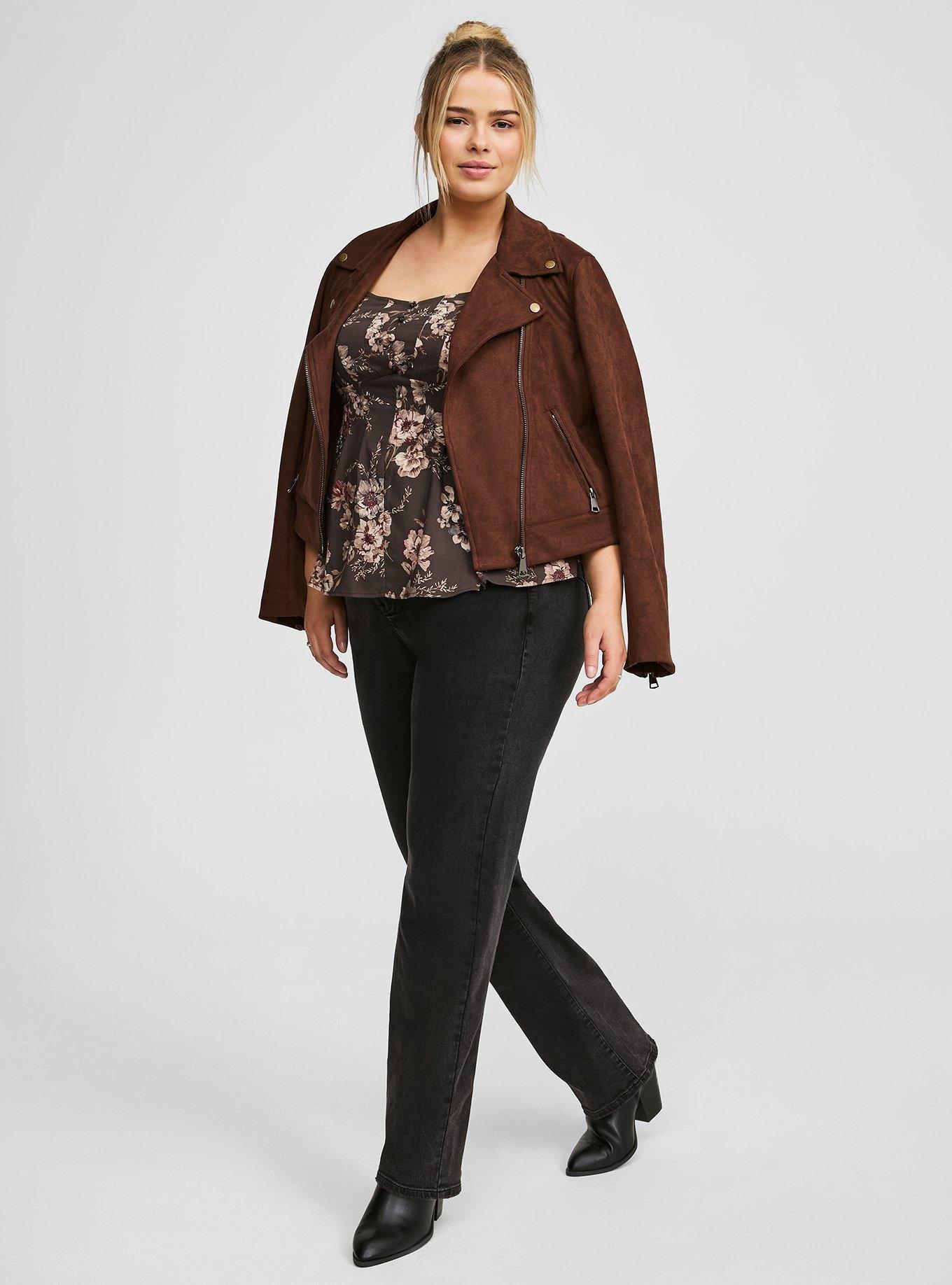 Peplum Challis Corset Top