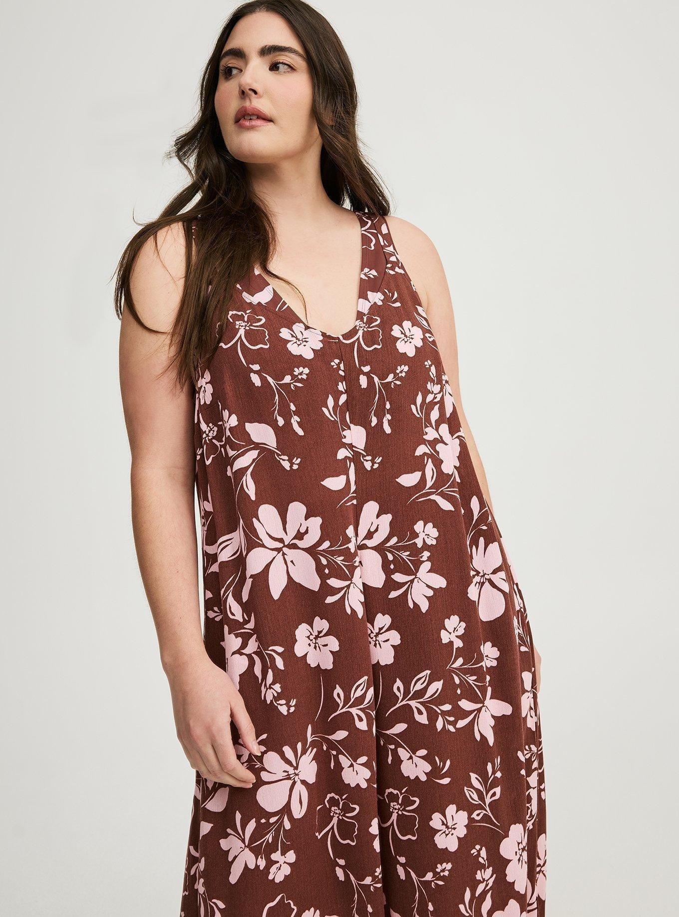 Drape Leg Jumpsuit Cover-Up