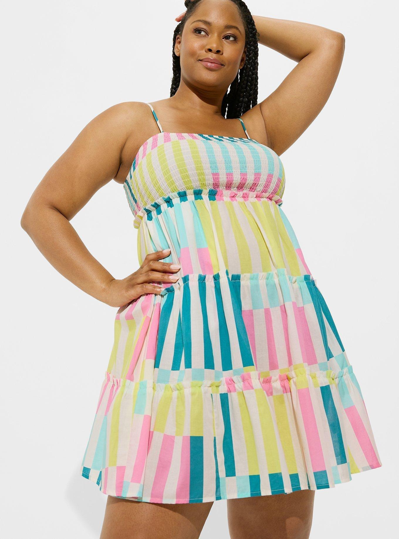 Torrid Rayon outlet Rainbow 3x Dress