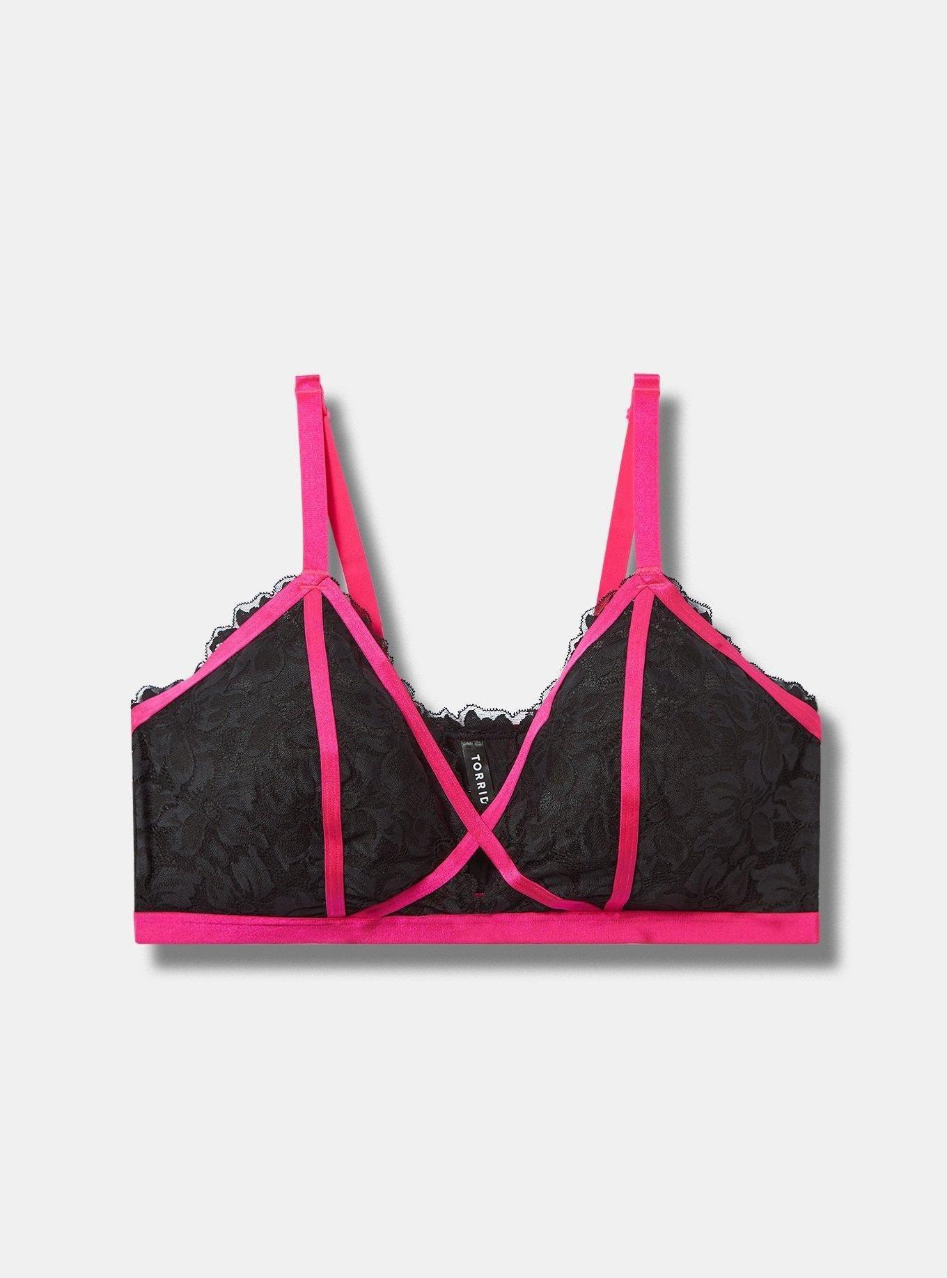 Neon Nights Keyhole Halter Bralette