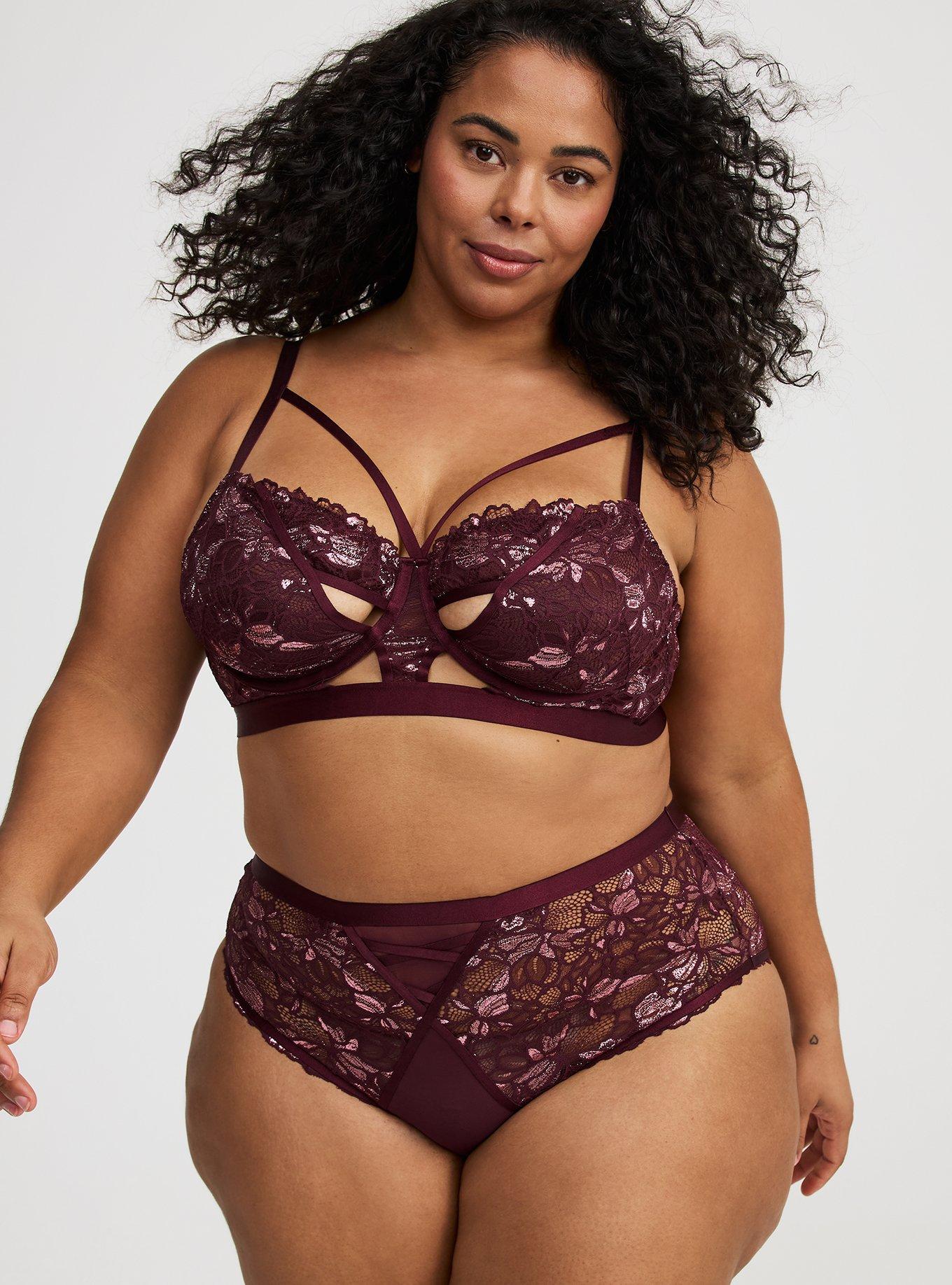 Moody Butterflies Mid-Rise Split Gusset Cheeky Panty