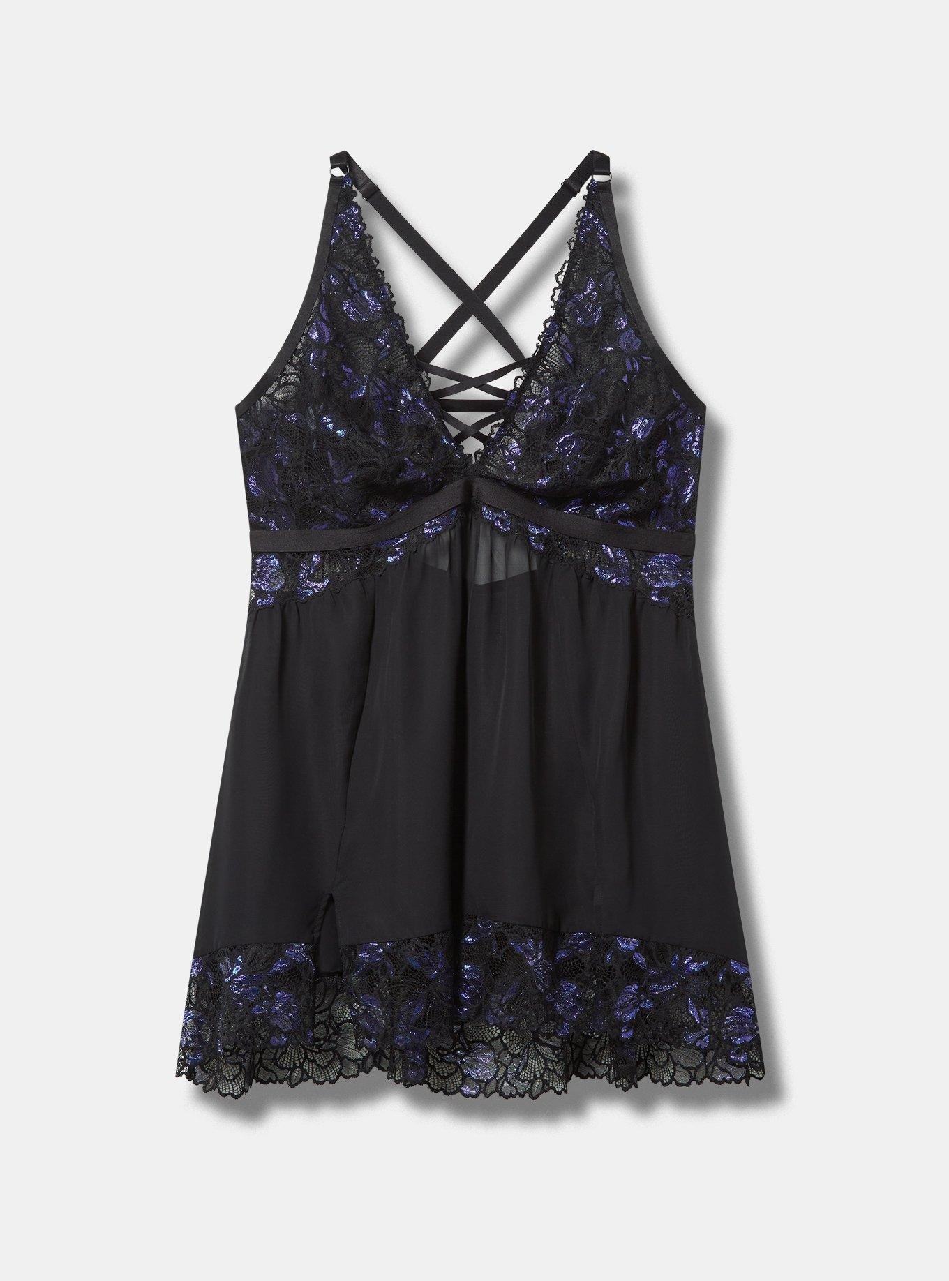 Moody Butterflies Slip Dress