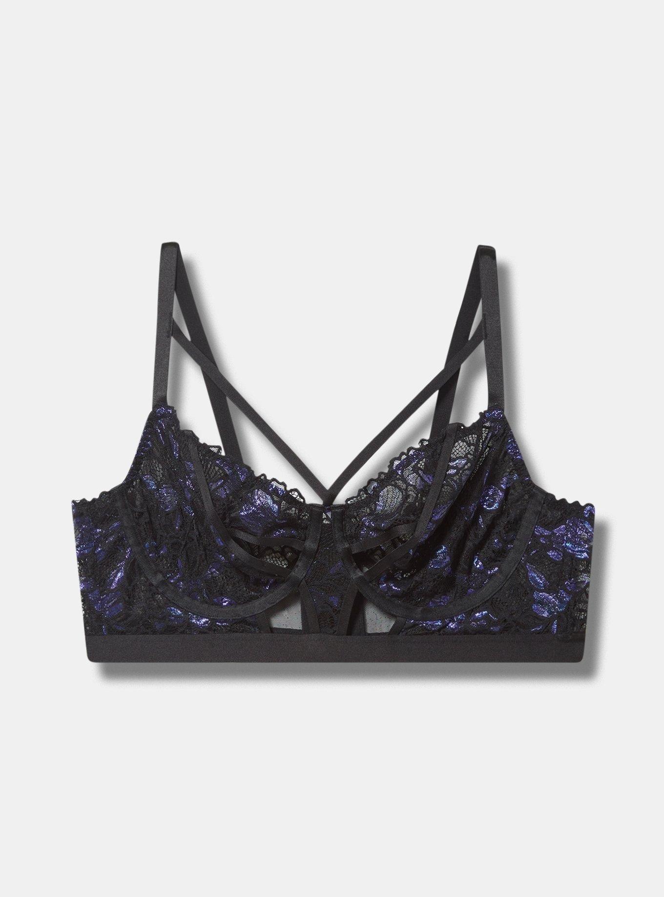 Moody Butterflies Underwire Bralette