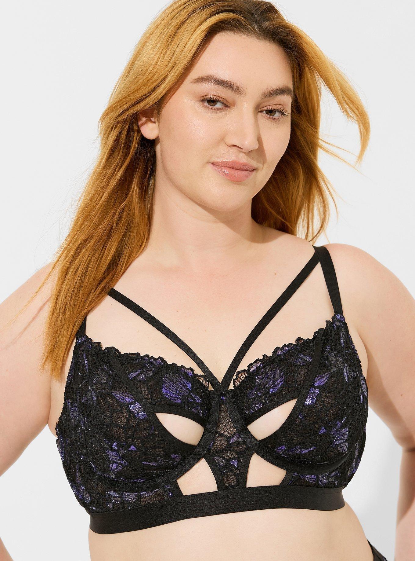 Moody Butterflies Underwire Bralette