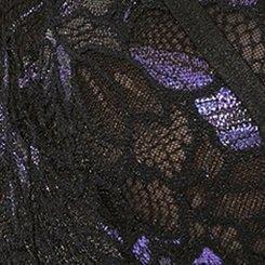 Plus Size Moody Butterflies Underwire Bralette, RICH BLACK, swatch