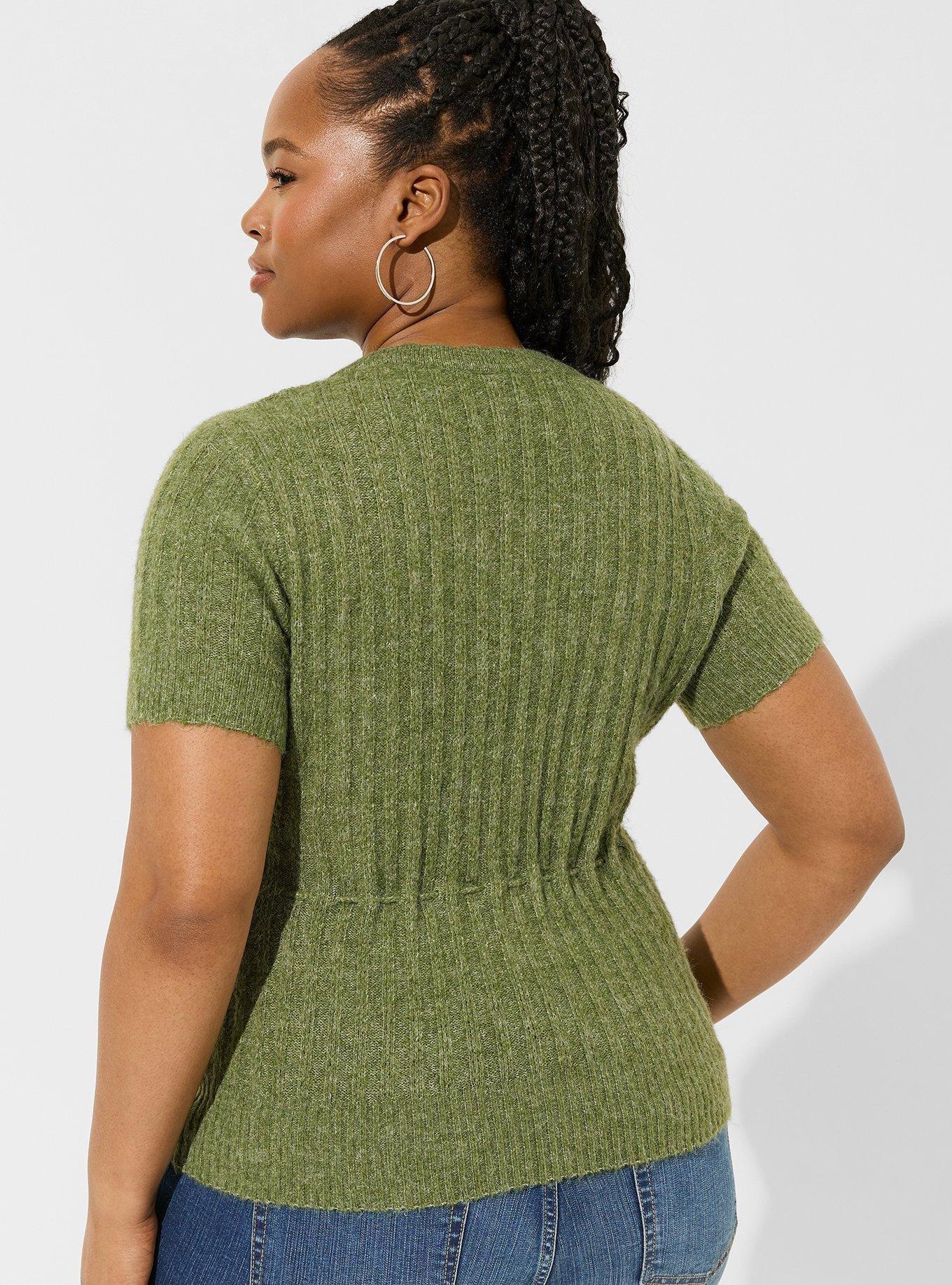 Vegan Cashmere Pullover Square Neck Sweater