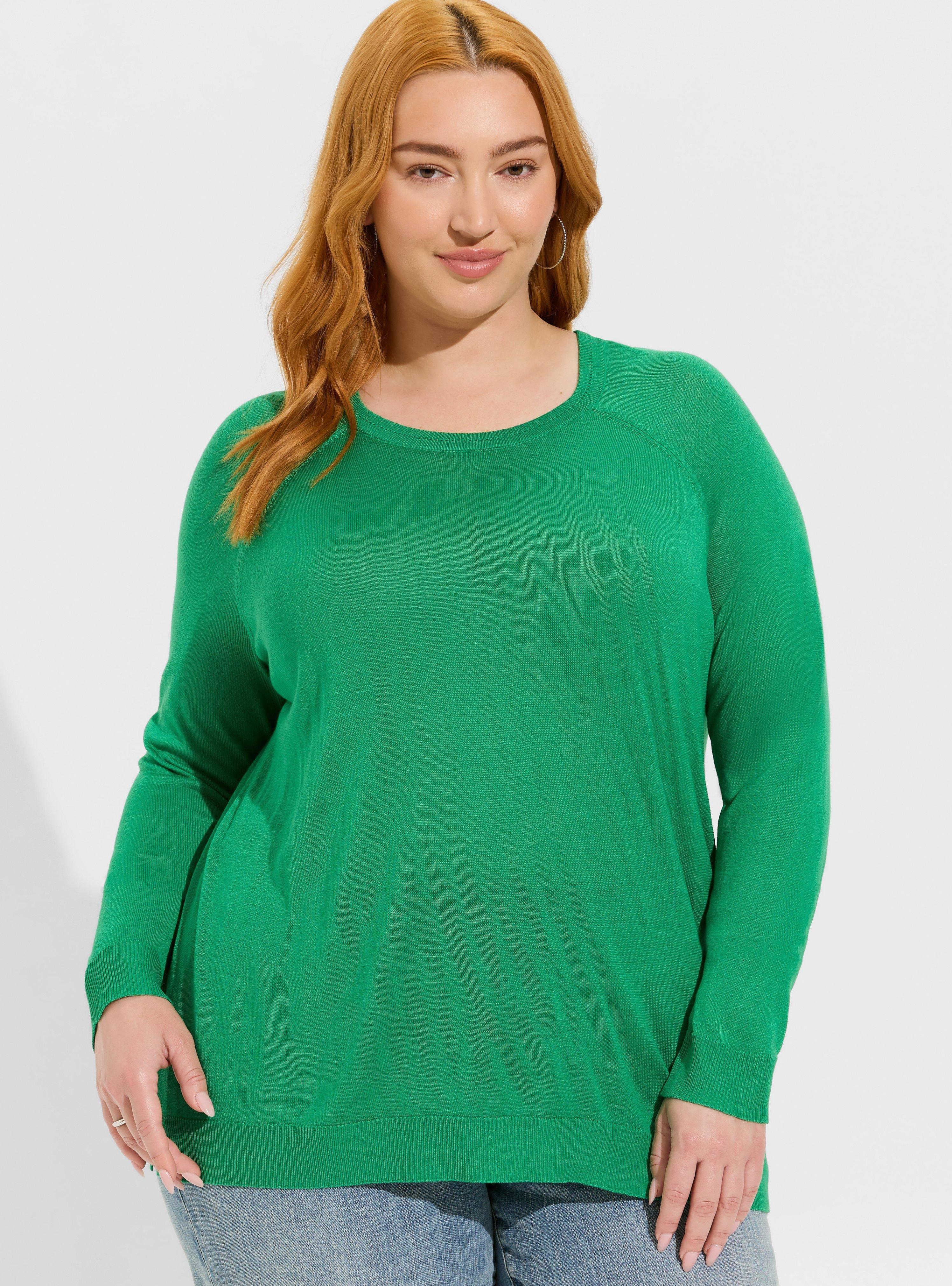 Plus Size - Tissue Weight Pullover Long Sleeve Sweater - Torrid