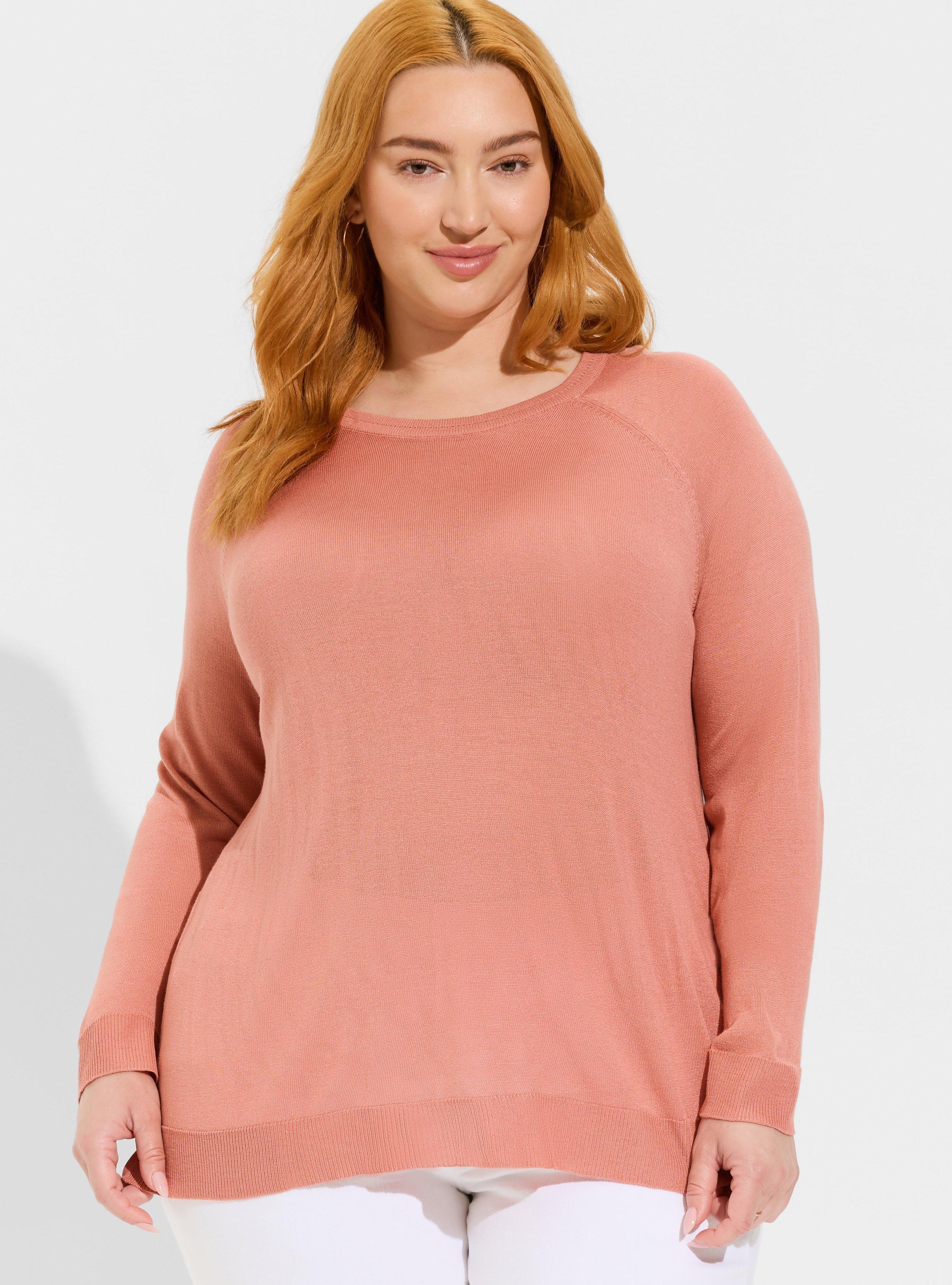 Tissue Weight Pullover Long Sleeve Sweater, DESERT SAND, alternate