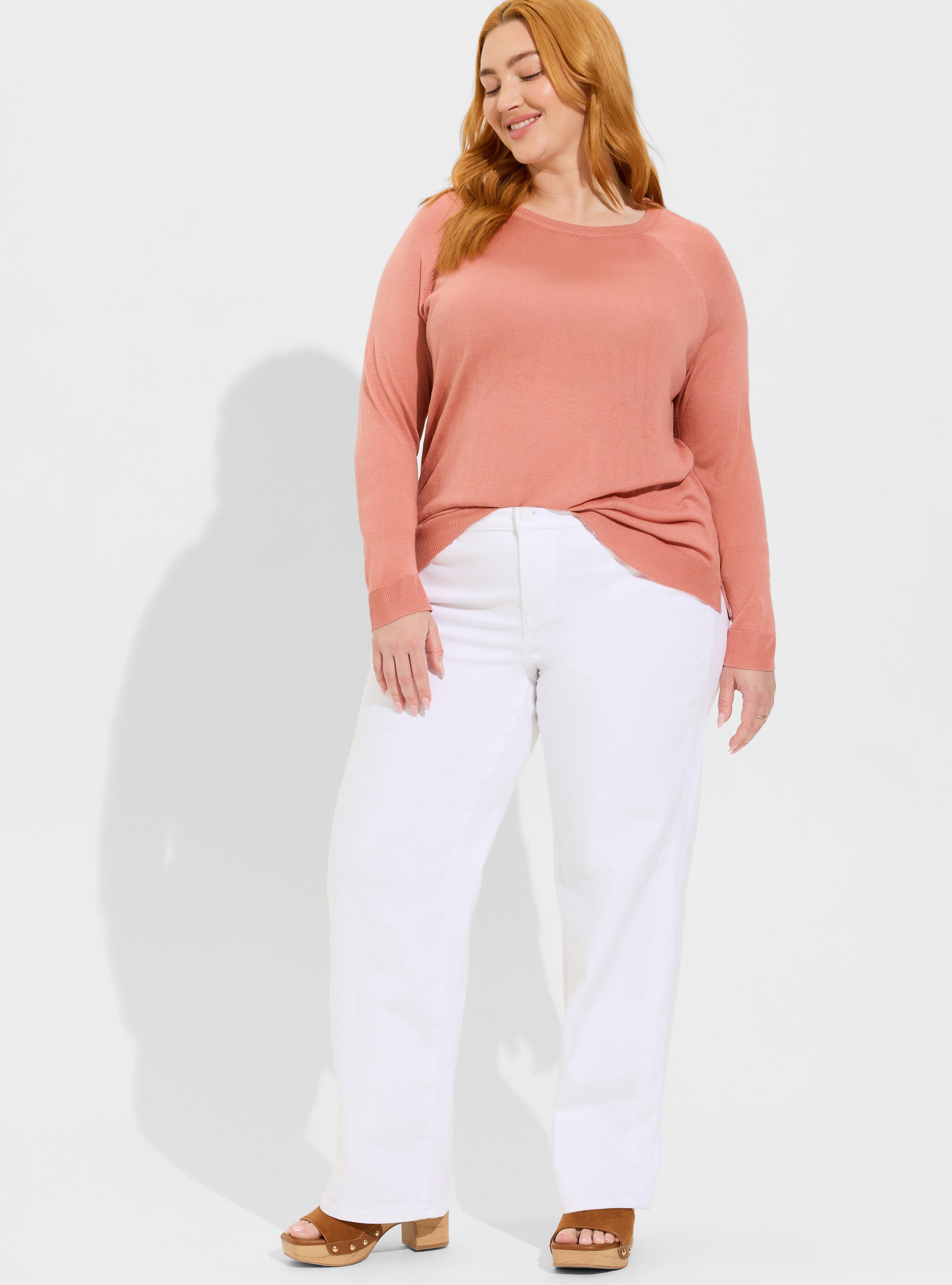 Tissue Weight Pullover Long Sleeve Sweater, DESERT SAND, hi-res