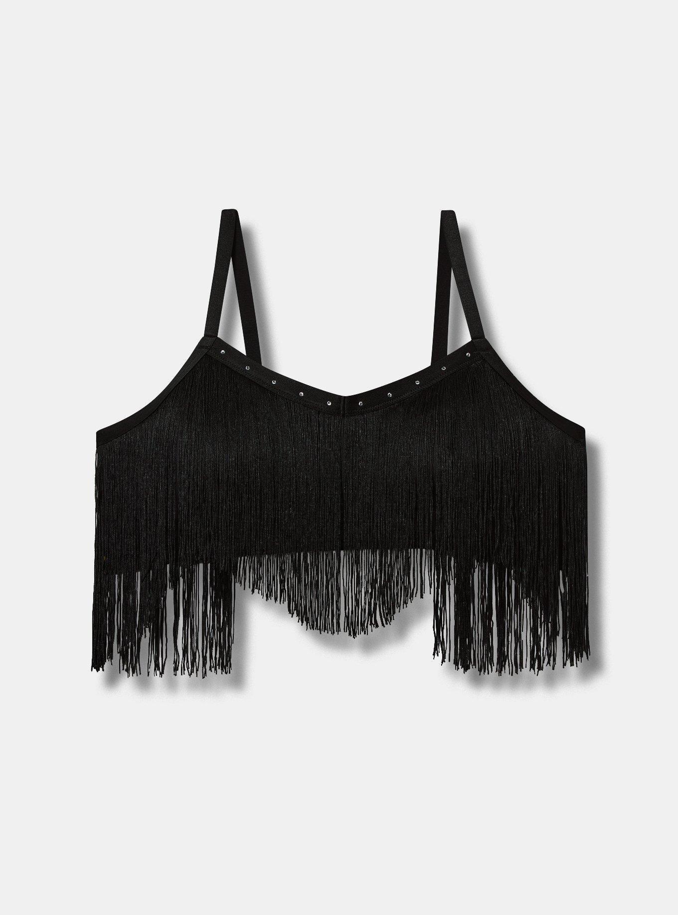 Glam Lurex Fringe Bralette