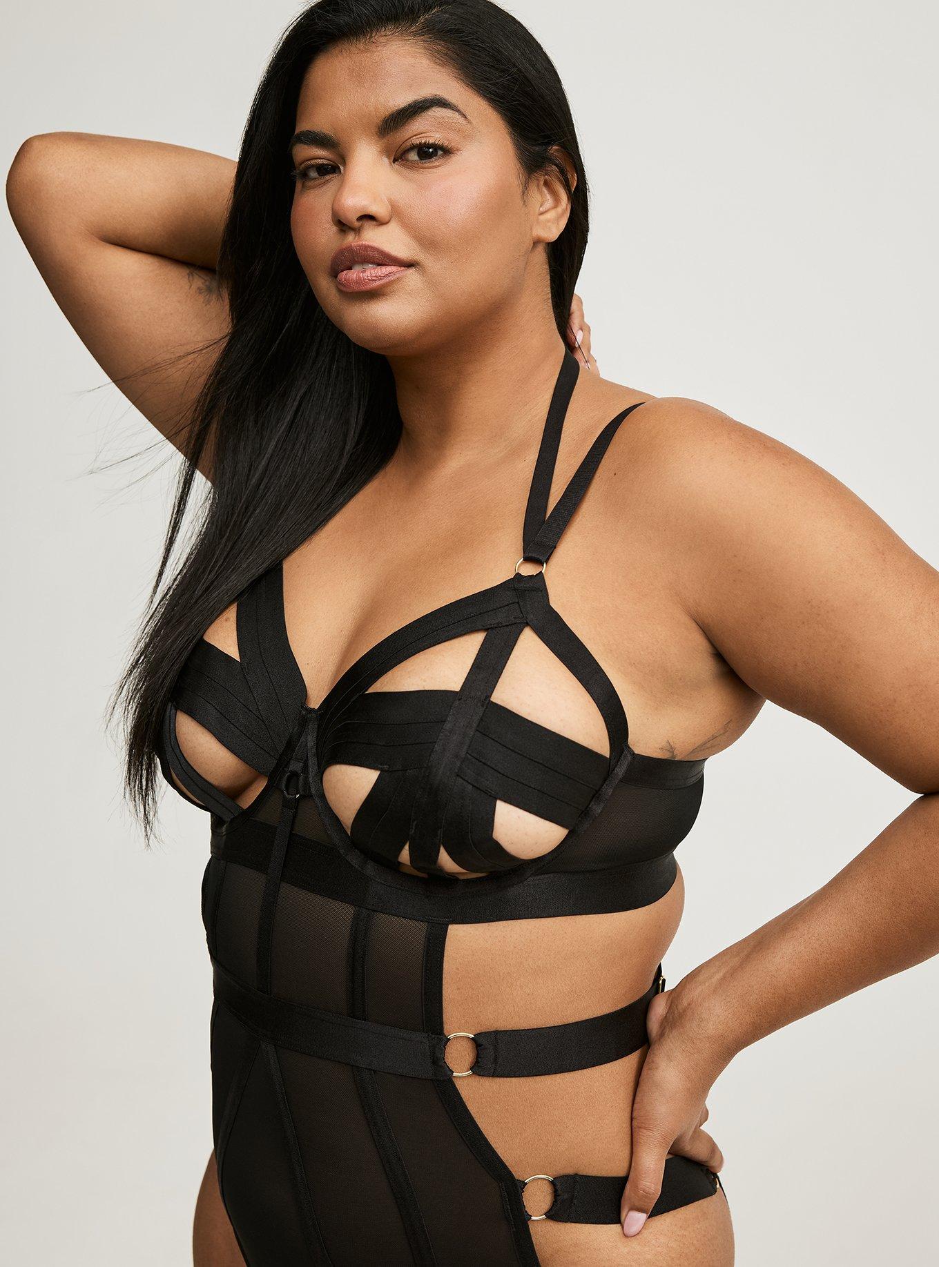 Overt Strappy Cutout Bodysuit