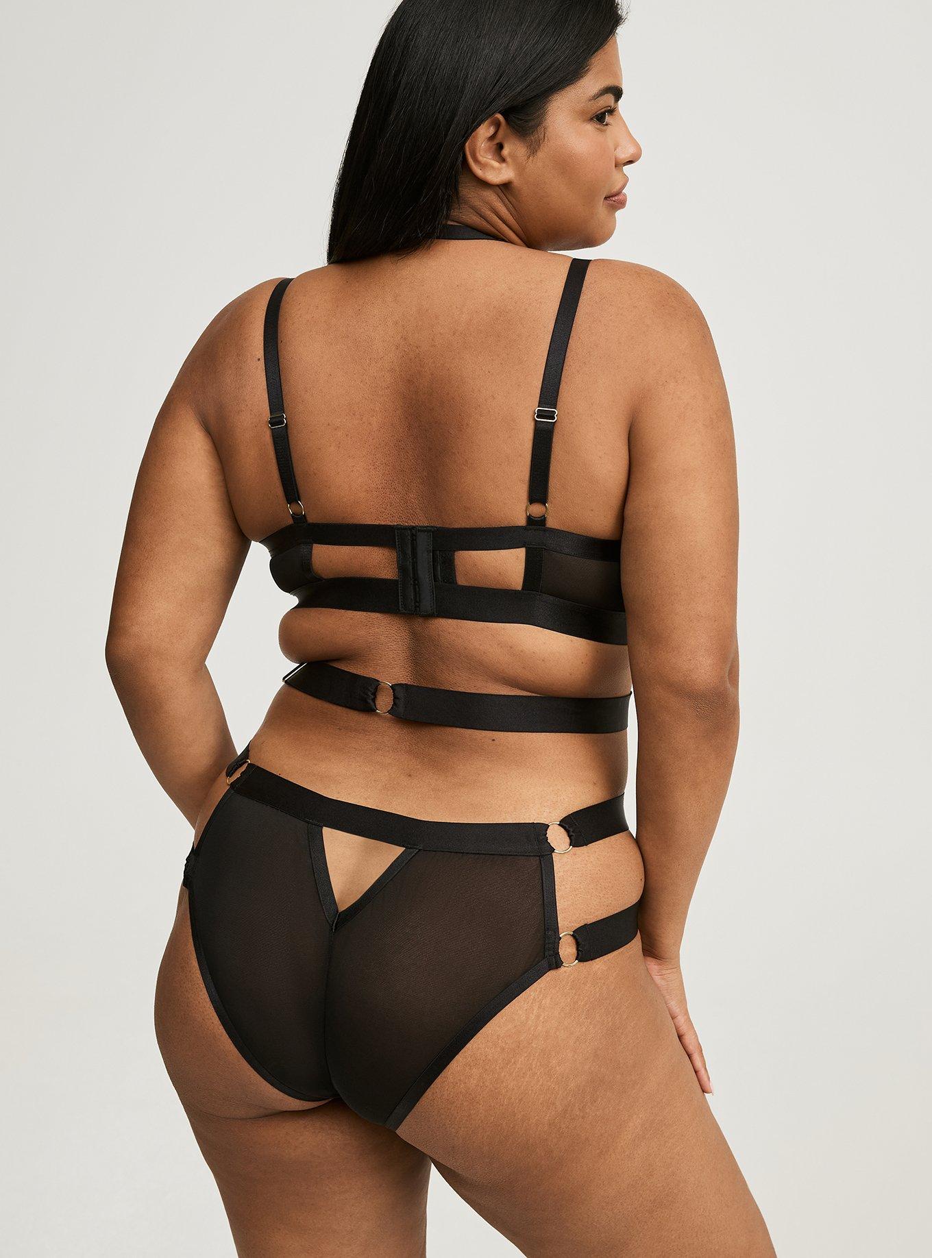 Plus Size - Overt Strappy Cutout Bodysuit - Torrid