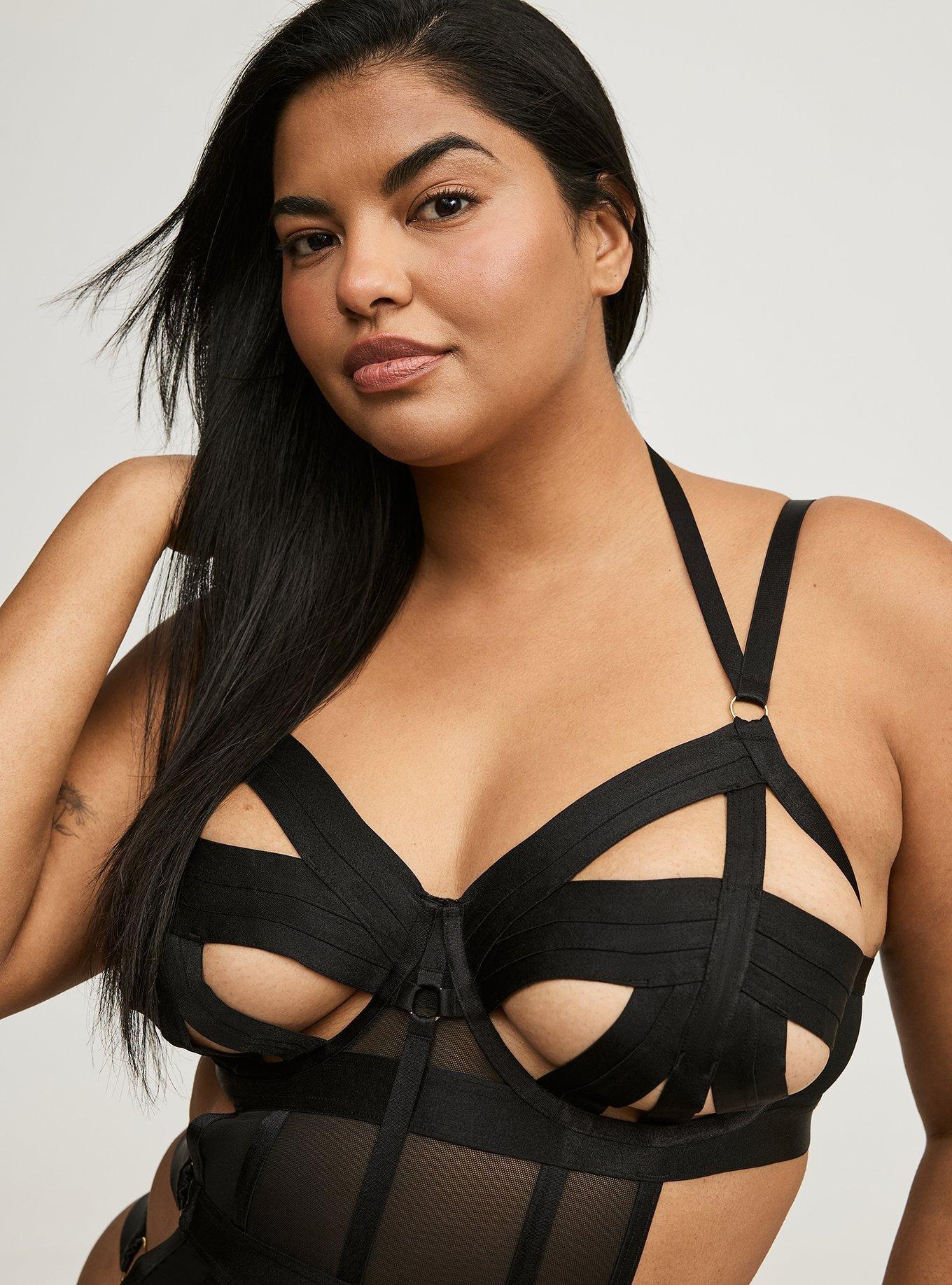Overt Strappy Cutout Bodysuit