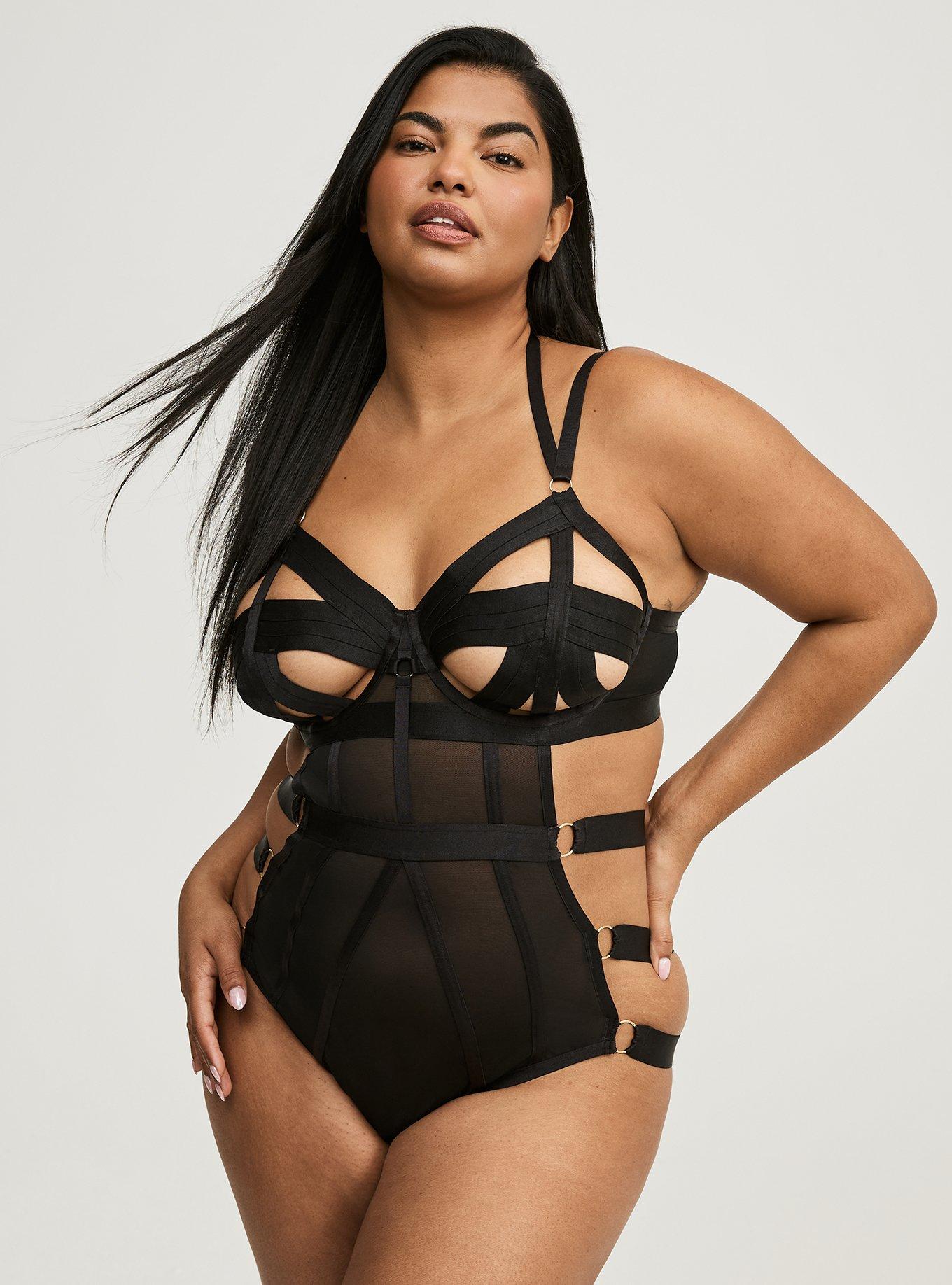 Overt Strappy Cutout Bodysuit