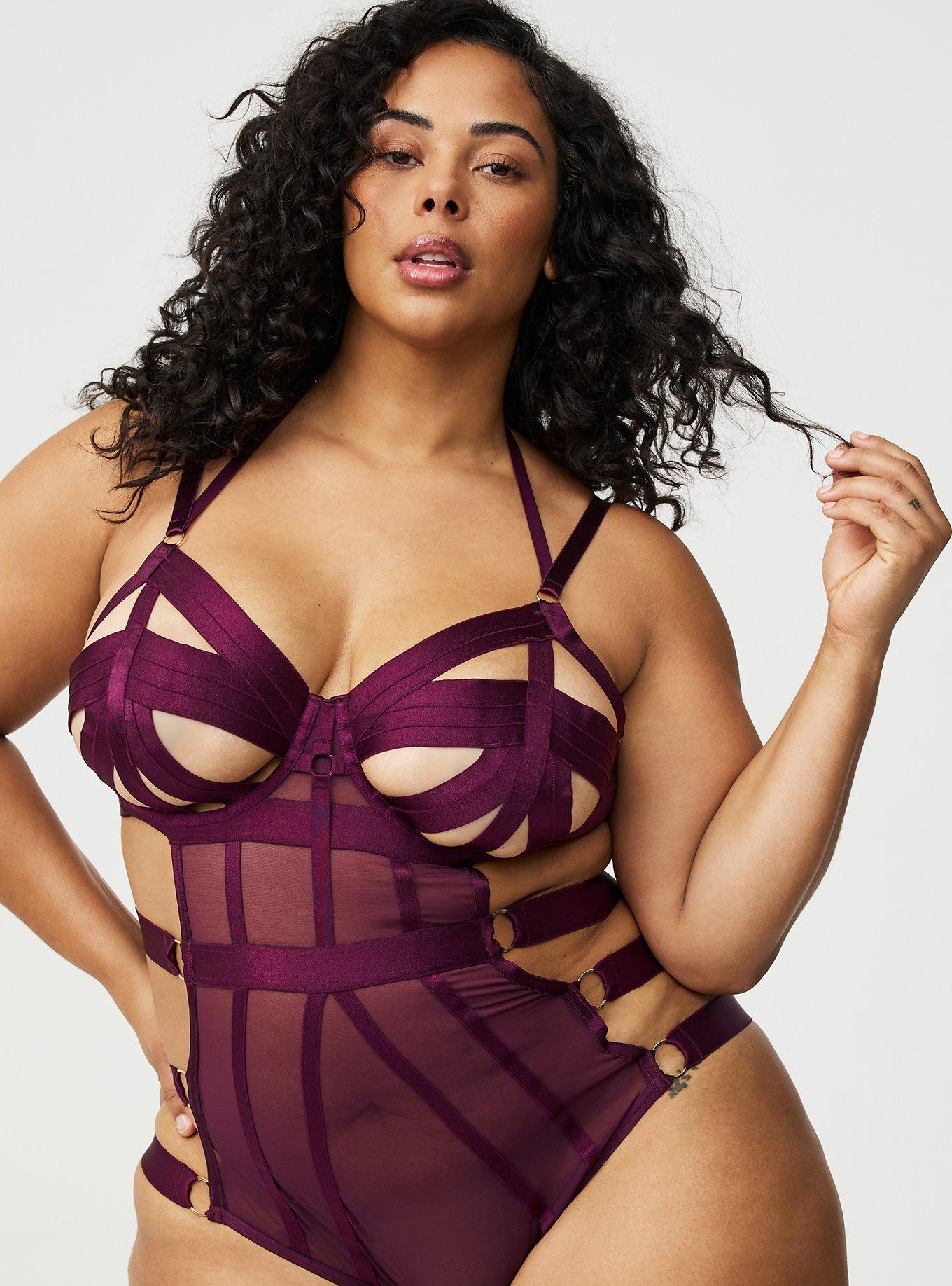 Plus Size - Strappy Cut-Out Bodysuit - Torrid