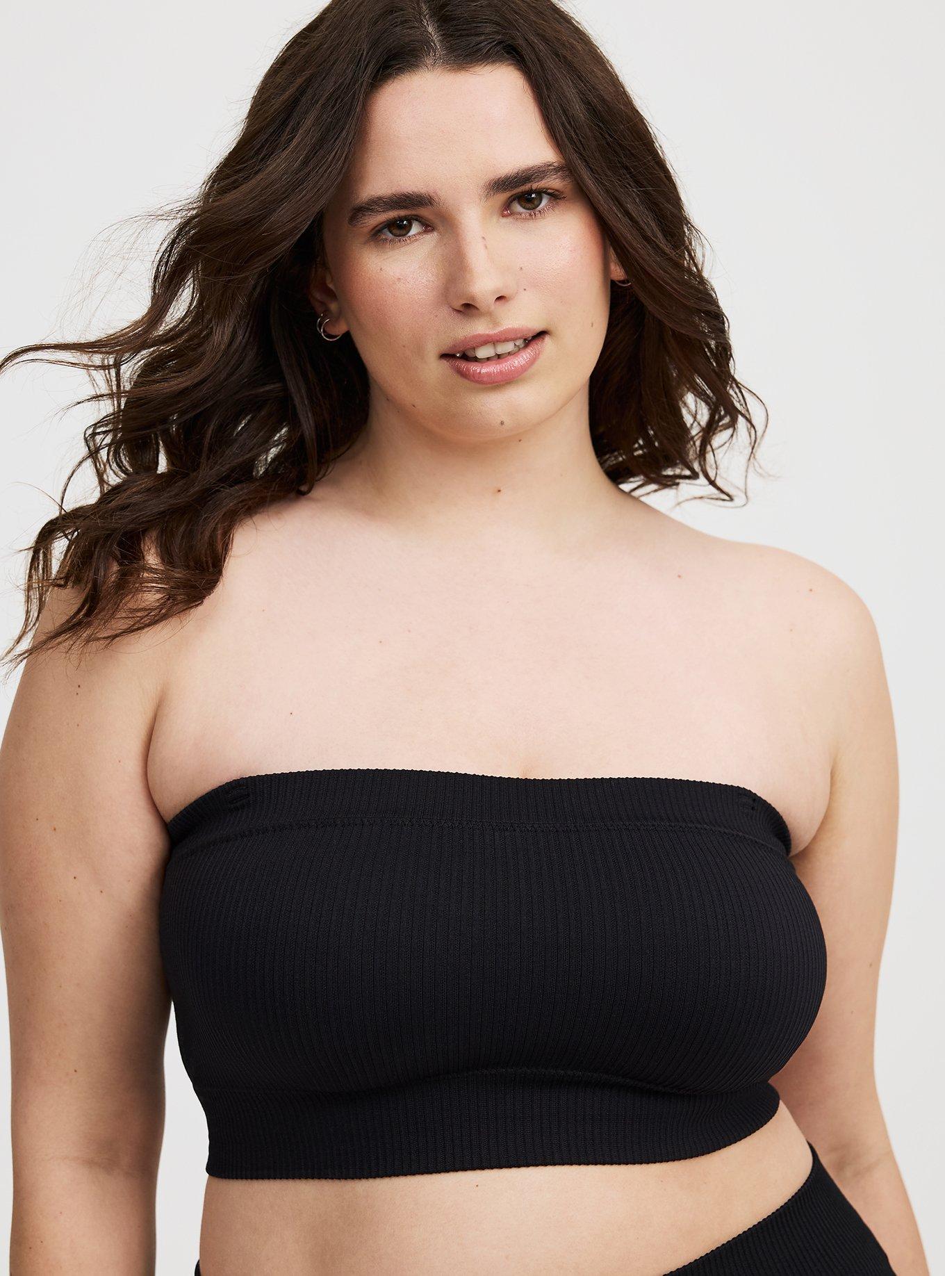 Unlined Seamless Rib Bandeau