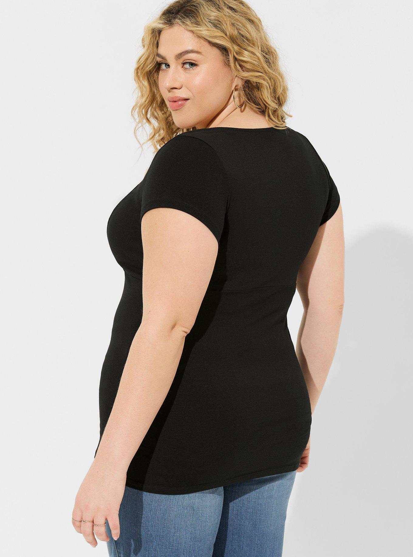 Foxy Sweetheart Neck Cap Sleeve Top