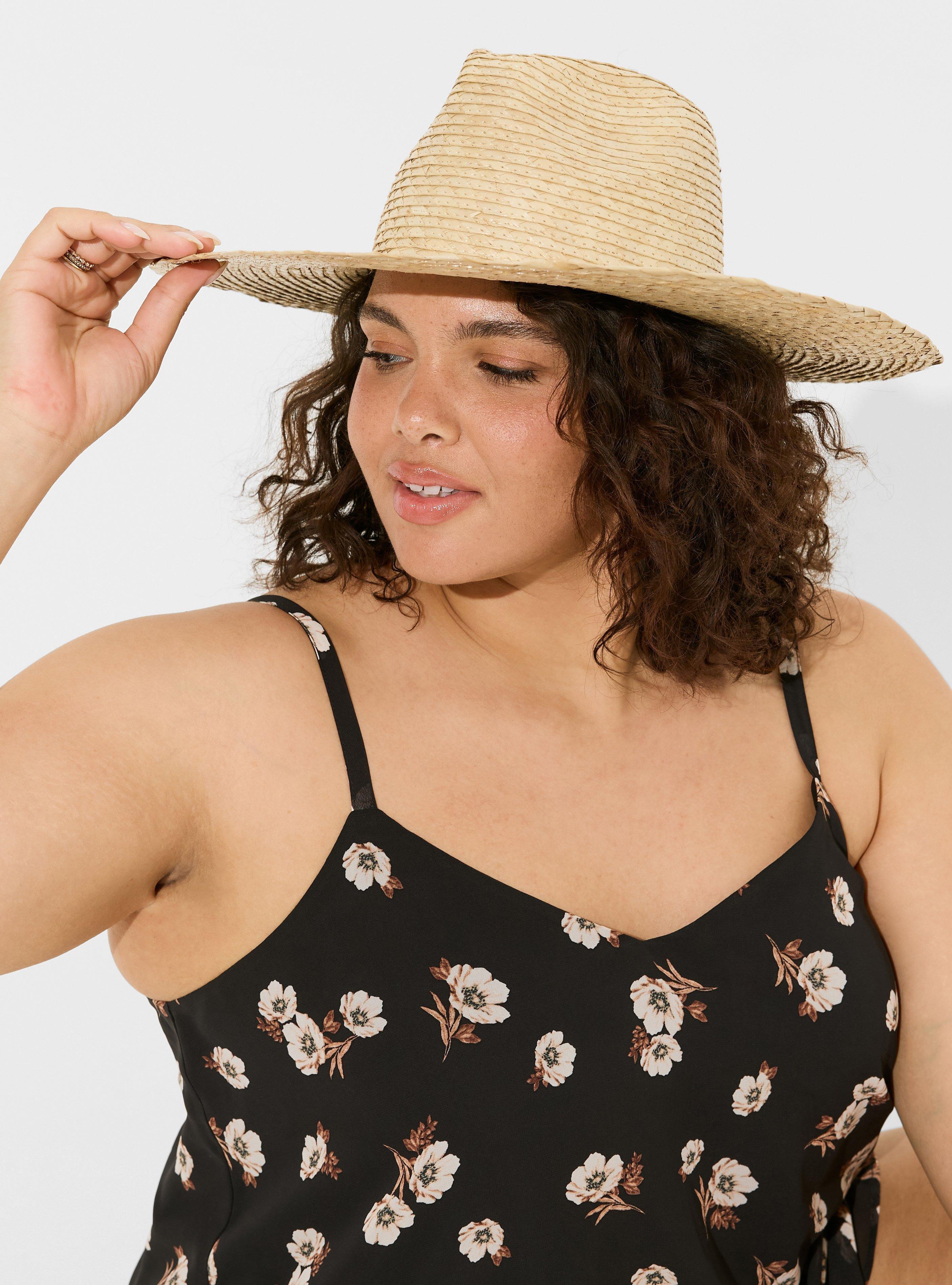 Wide Brim Panama Straw Hat