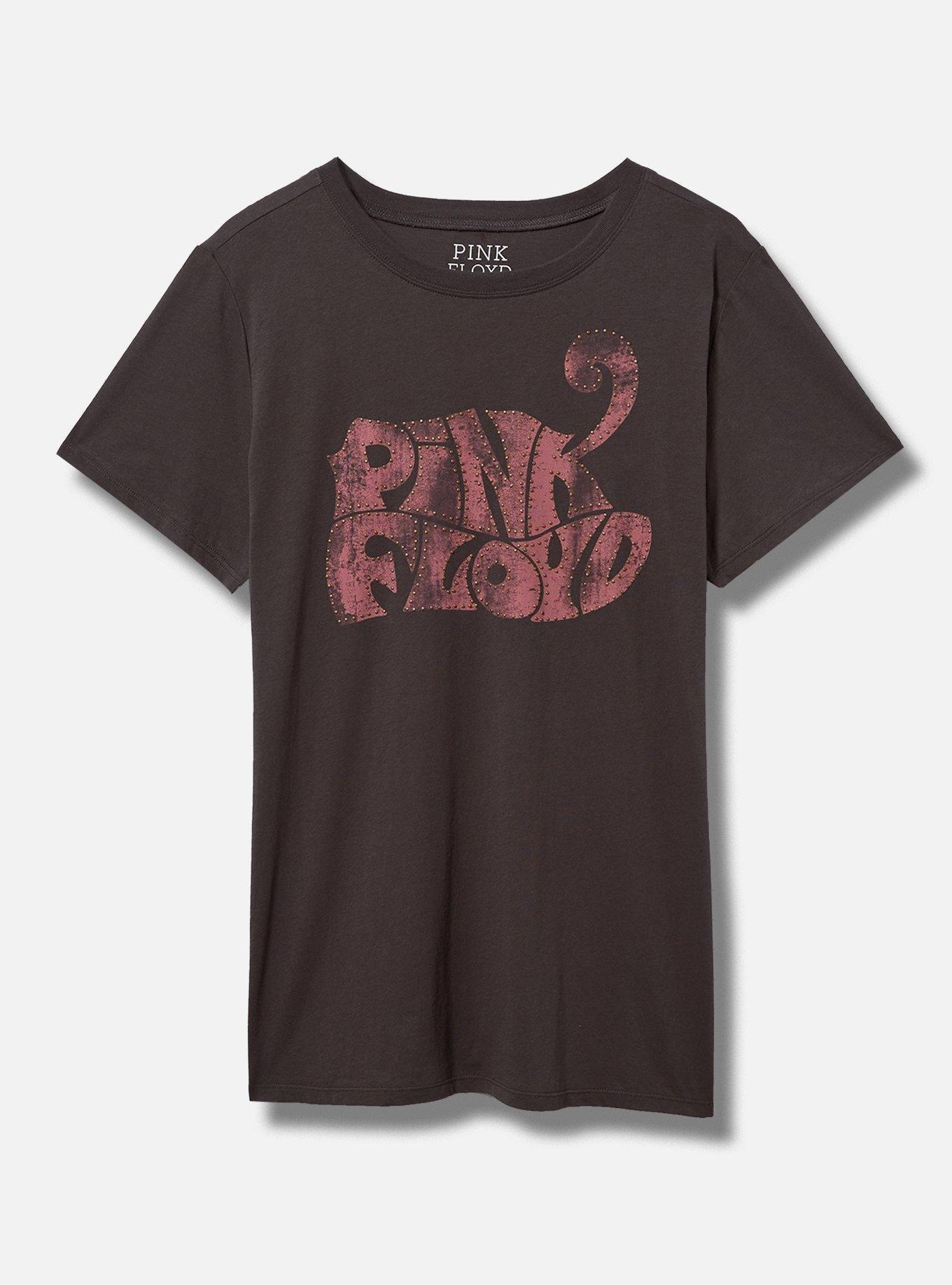 Pink Floyd Classic Fit Cotton Studded Crew Tee