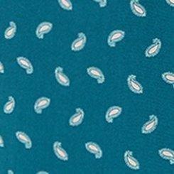 Pull-On Wide Leg Pant, PETITE PAISLEY GULF COAST, swatch